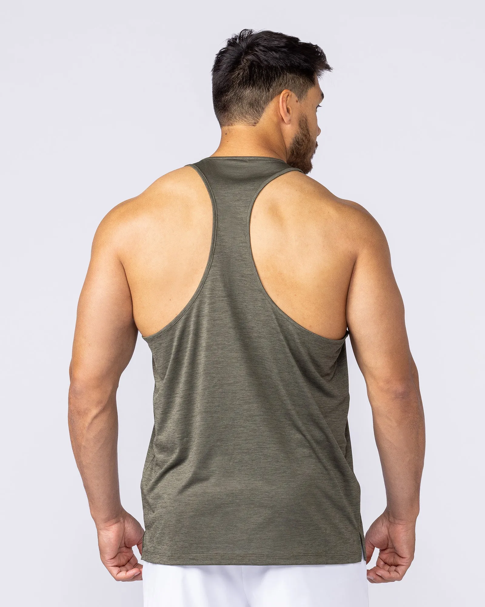 Aero Y Back Singlet - Khaki sold by Muscle Nation product image thumbnail 5