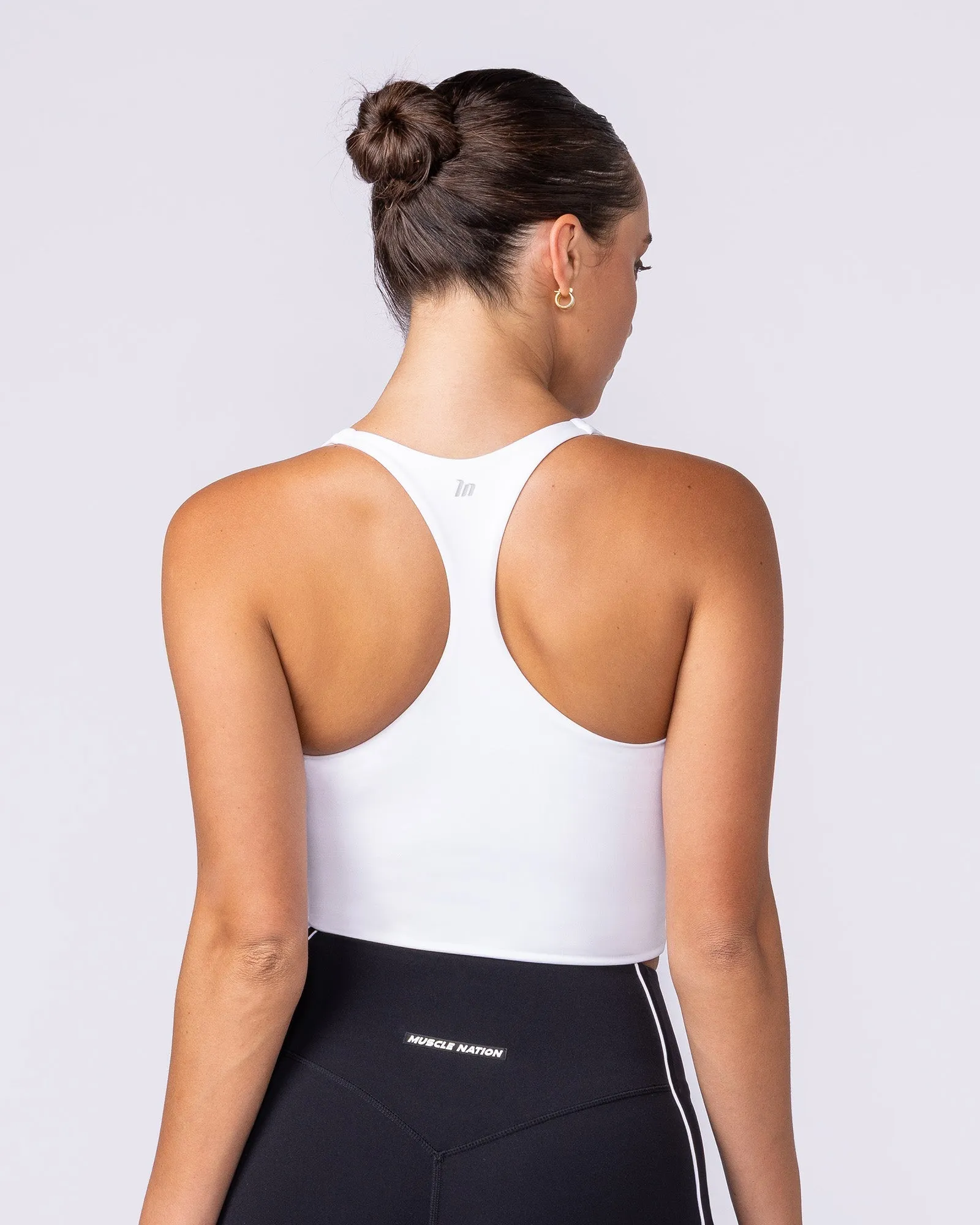 Active Form Cropped Tank - White sold by Muscle Nation product image thumbnail 4