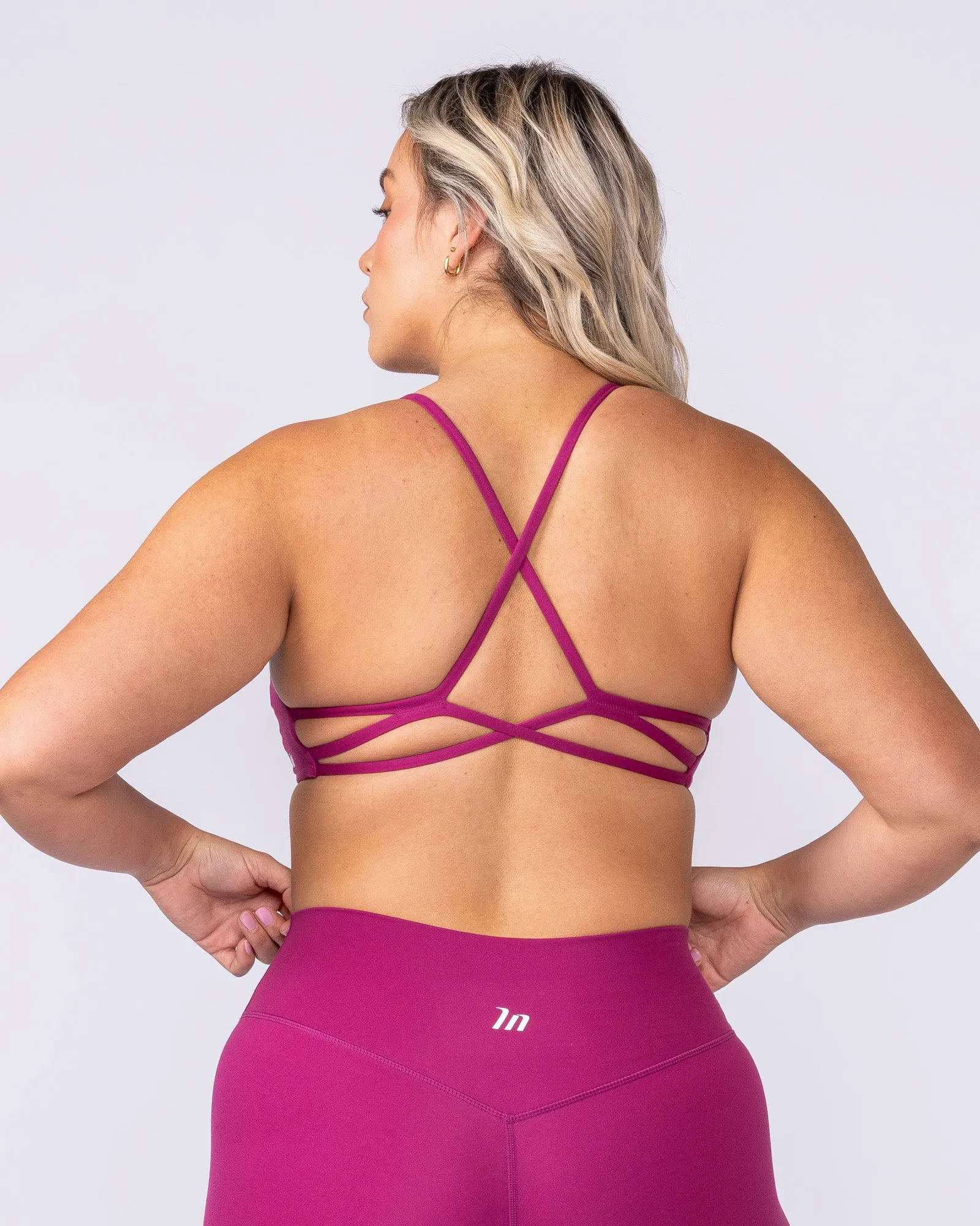 Afterglow Bralette - Raspberry Quartz sold by Muscle Nation product image thumbnail 5