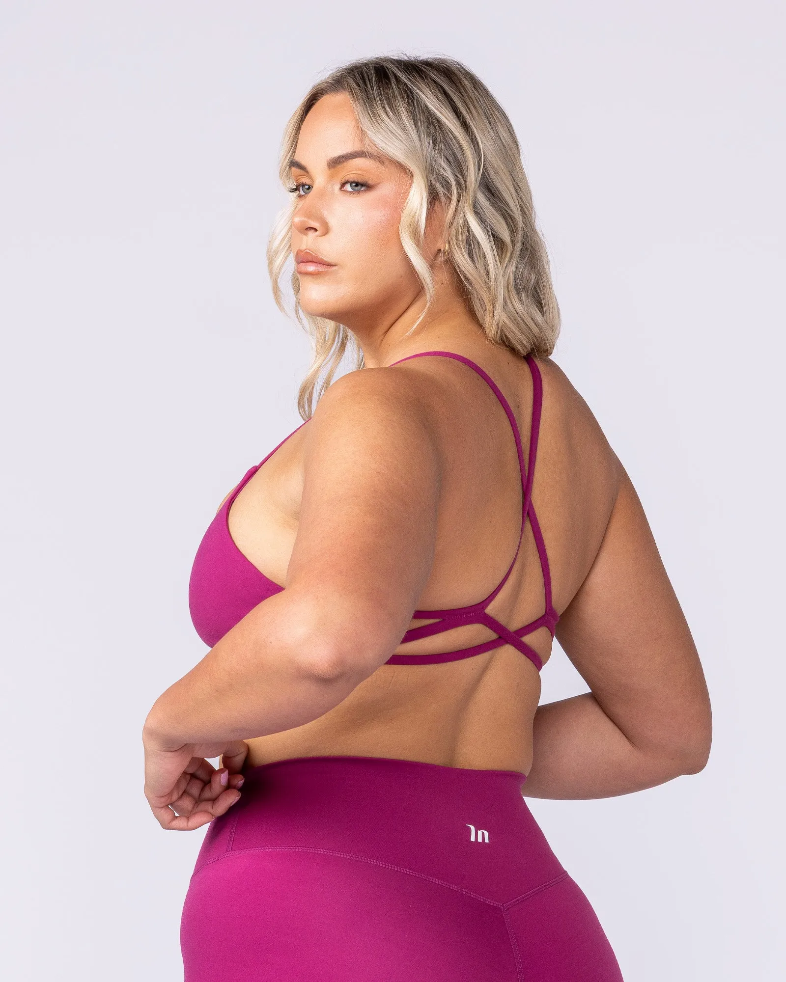 Afterglow Bralette - Raspberry Quartz sold by Muscle Nation product image thumbnail 2