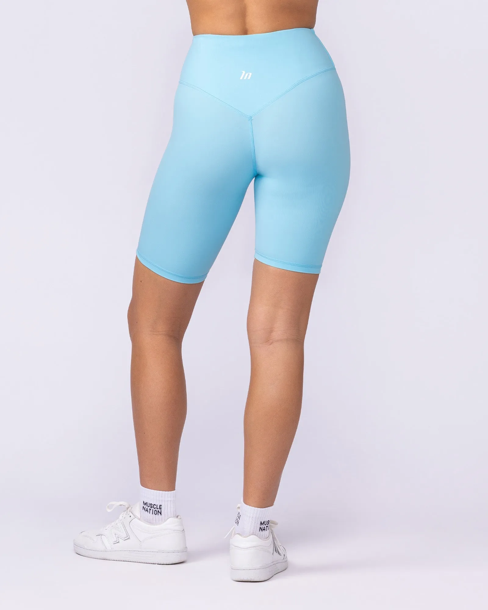 Aura Back Pocket Referee Shorts - Lagoon sold by Muscle Nation product image thumbnail 5