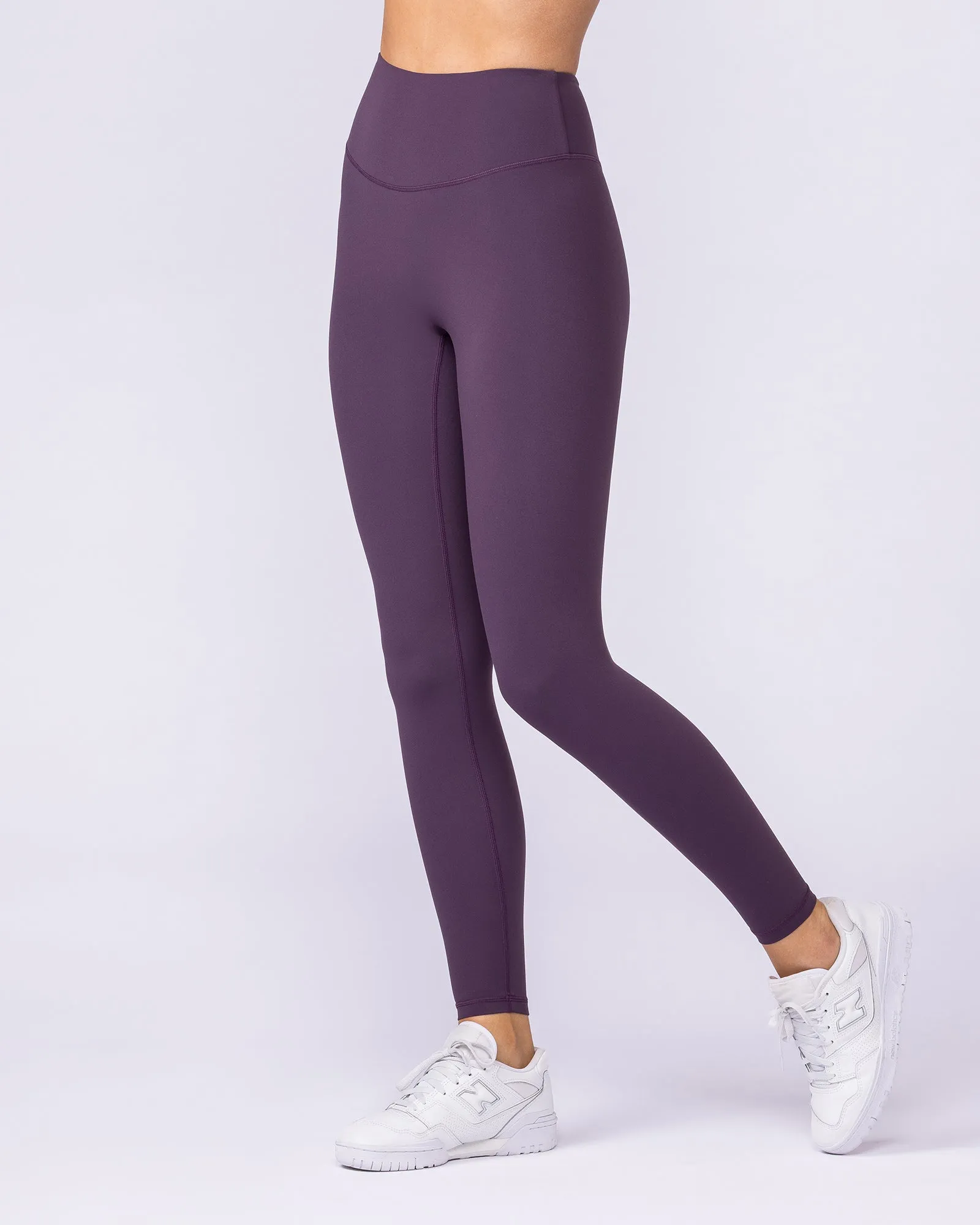 Aura Back Pocket Ankle Length Leggings - Midnight Plum sold by Muscle Nation product image thumbnail 3