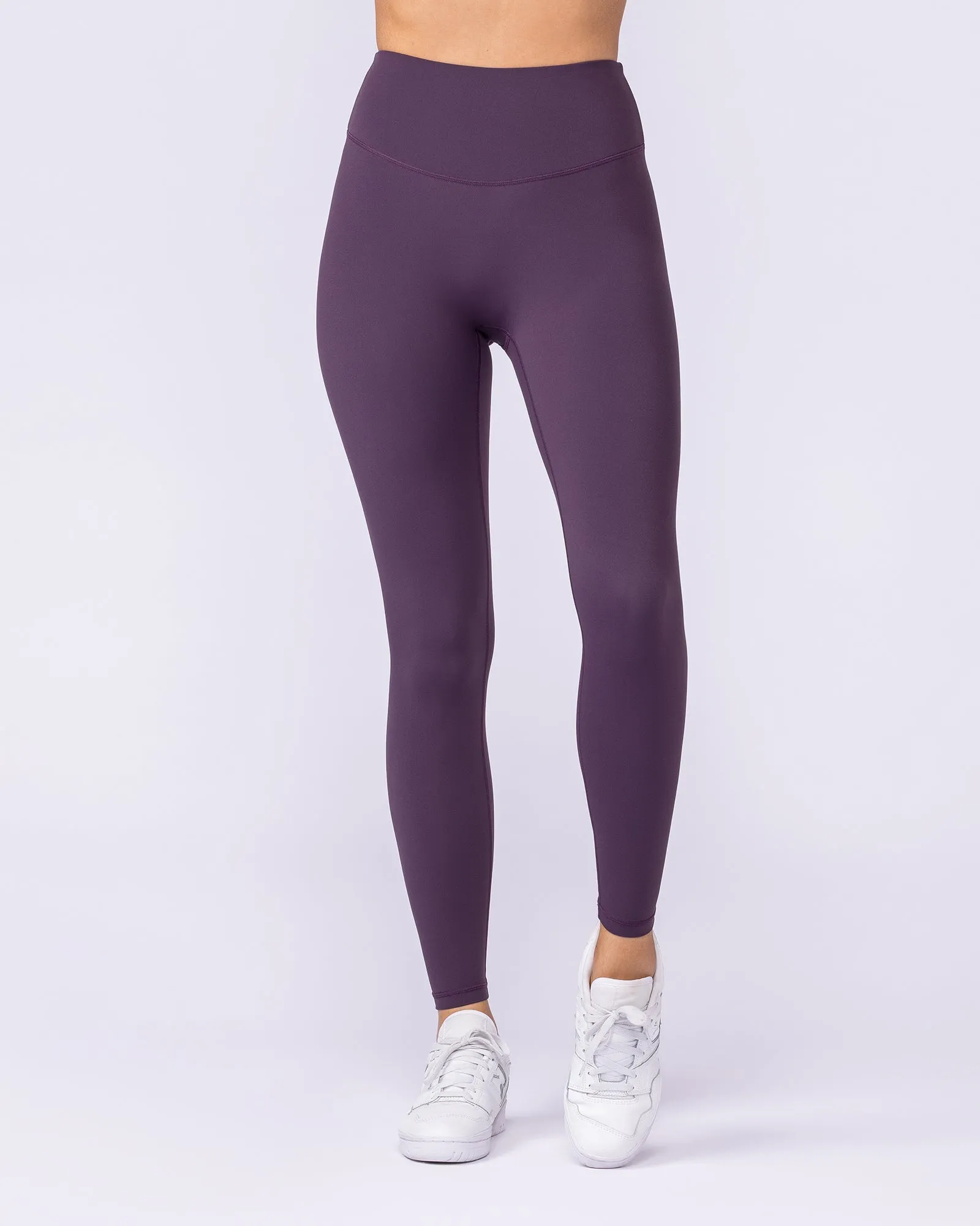 Aura Back Pocket Ankle Length Leggings - Midnight Plum sold by Muscle Nation product image thumbnail 4