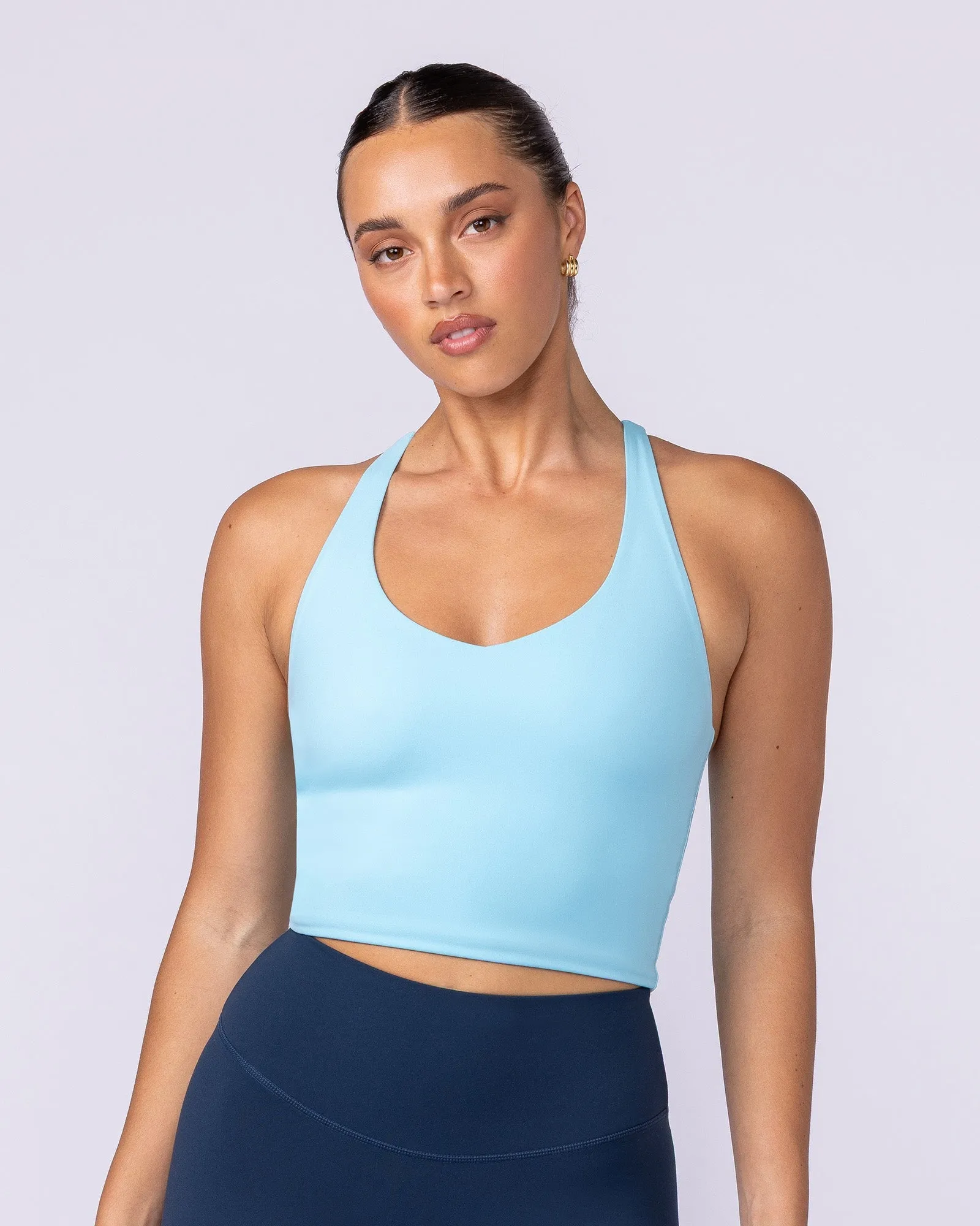 Active Form Cropped Tank - Lagoon sold by Muscle Nation