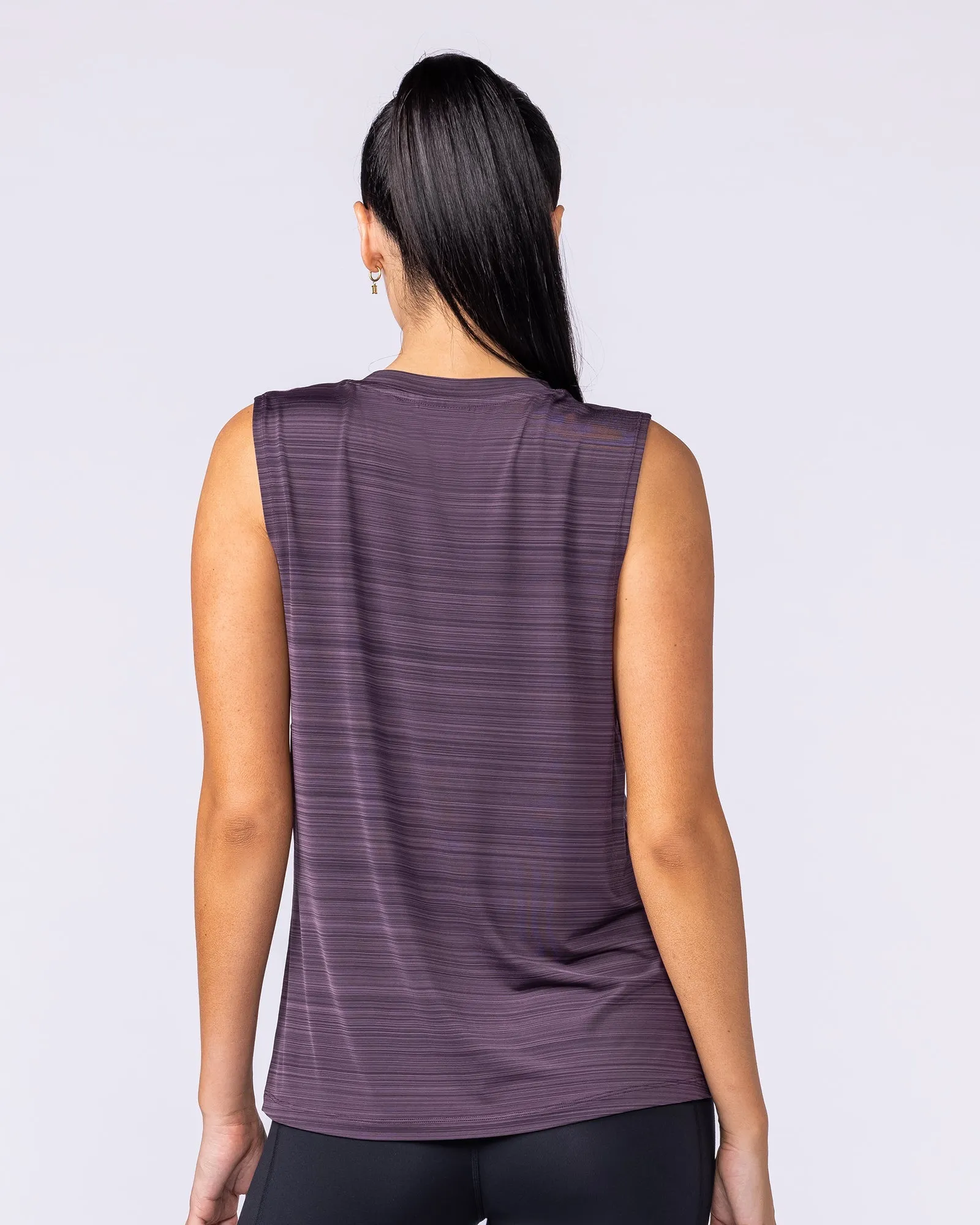 Active Drop Arm Training Tank - Midnight Plum sold by Muscle Nation product image thumbnail 4