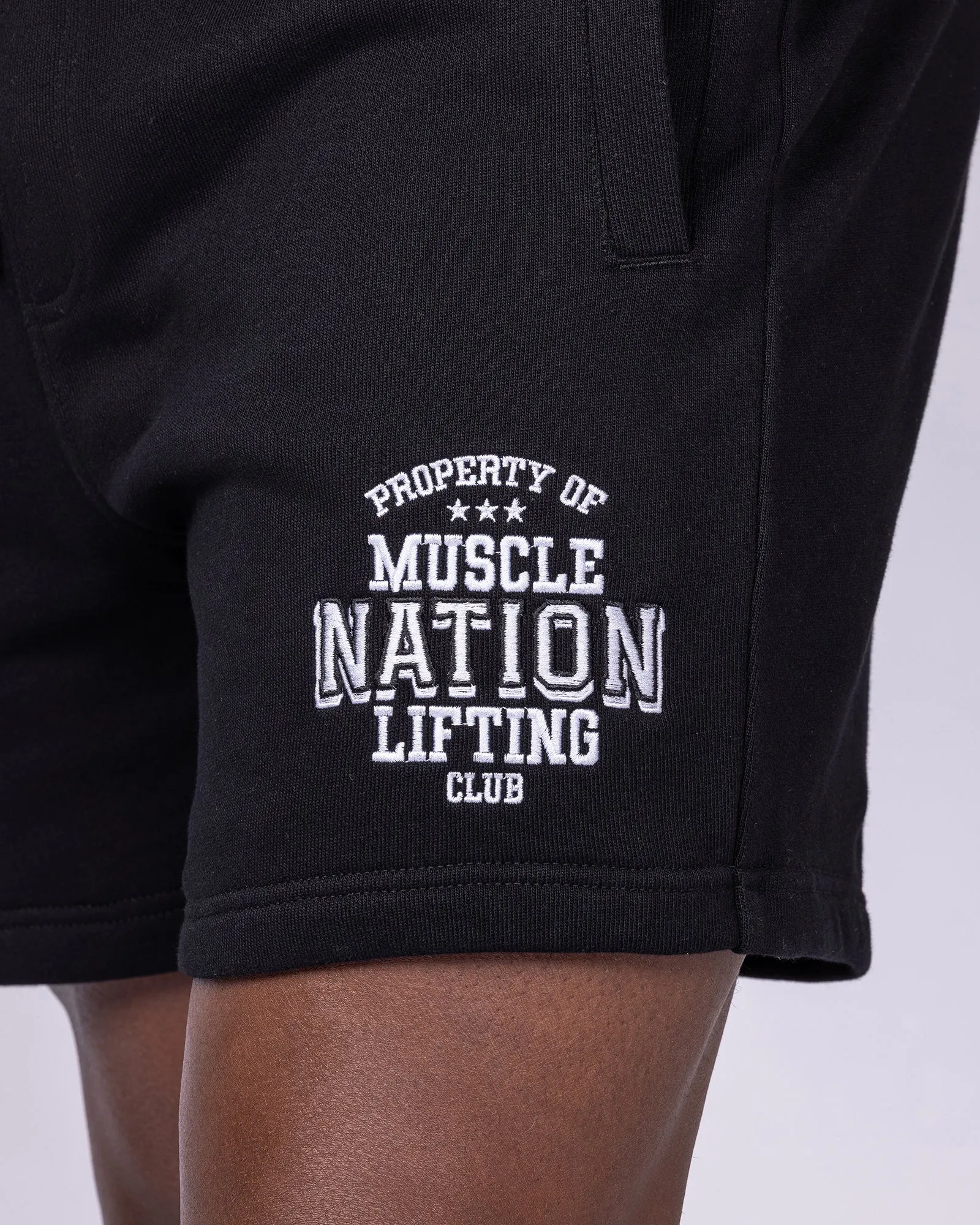 Archives Sweat 5" Shorts - Black sold by Muscle Nation product image thumbnail 4