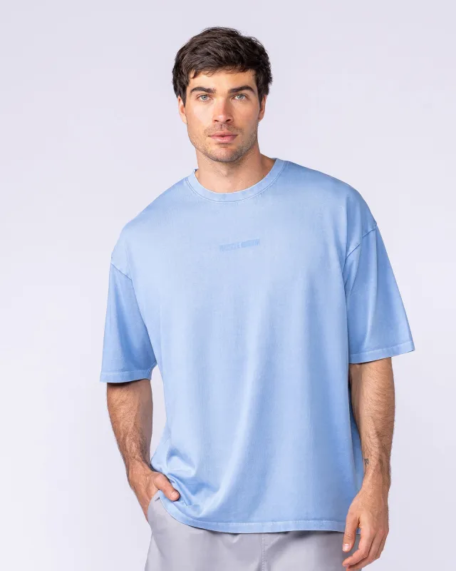 Worldwide Oversized Vintage Tee - Washed Pacific sold by Muscle Nation