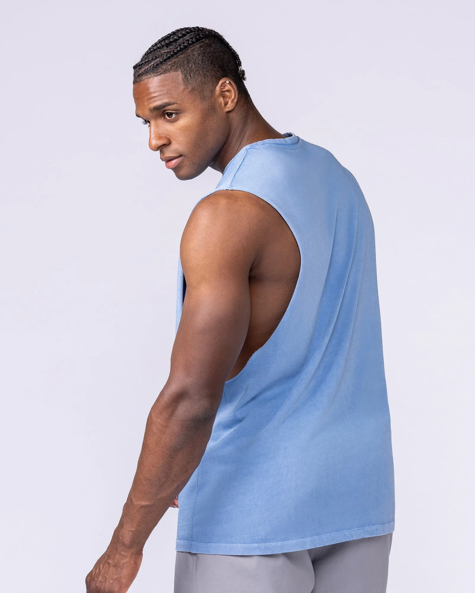 Vintage Training Drop Arm Tank - Washed Pacific sold by Muscle Nation product image thumbnail 2