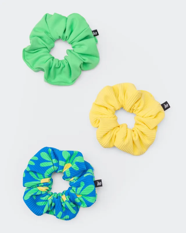 Scrunchie Pack - Malibu Petals Multi sold by Muscle Nation