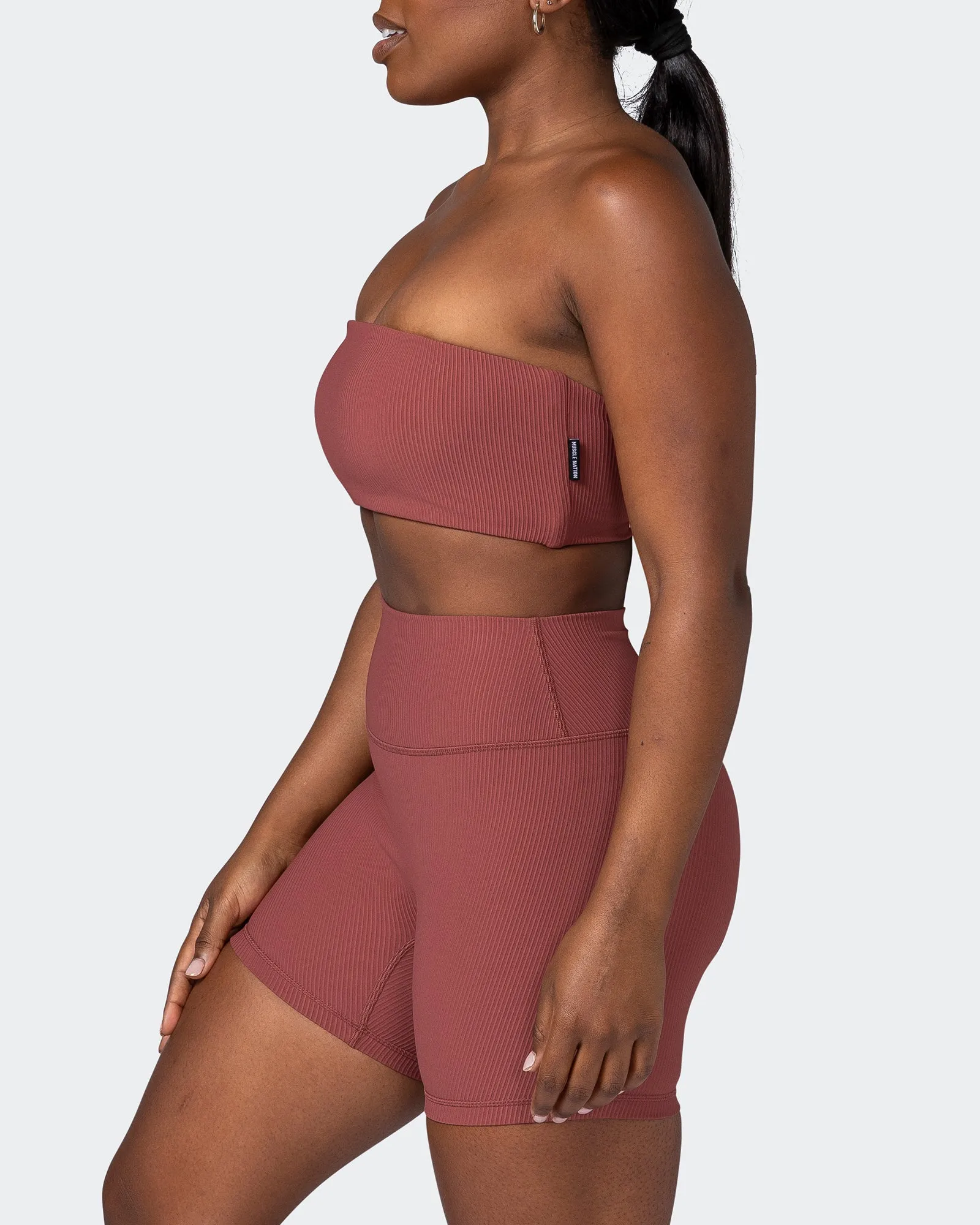 Ribbed Bandeau - Maple sold by Muscle Nation product image thumbnail 4