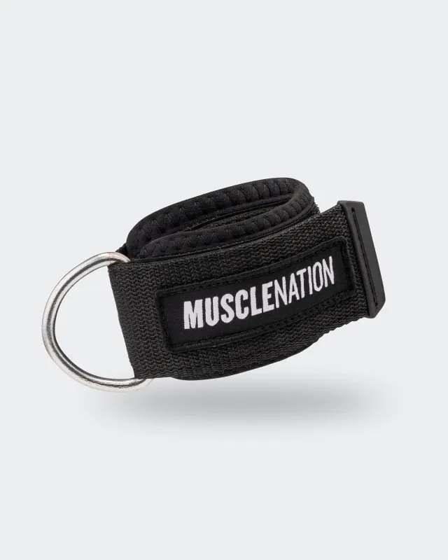 MN Ankle Straps - Black made by Muscle Nation