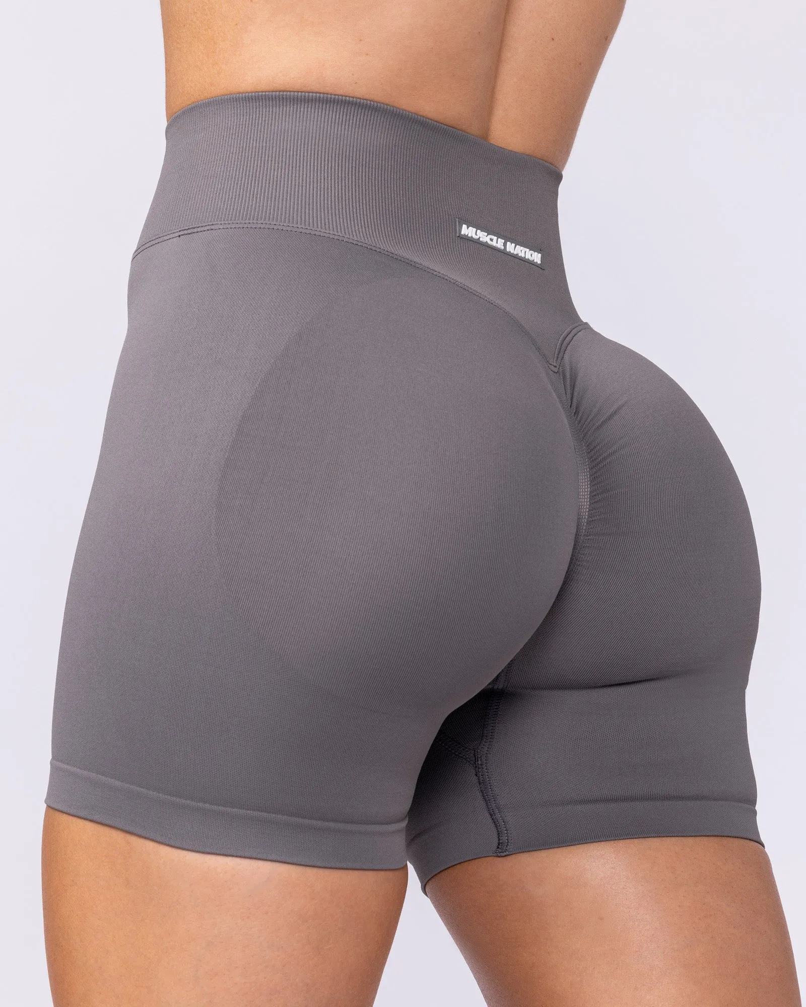 Sculpt Seamless Midway Shorts - Vapour sold by Muscle Nation product image thumbnail 3