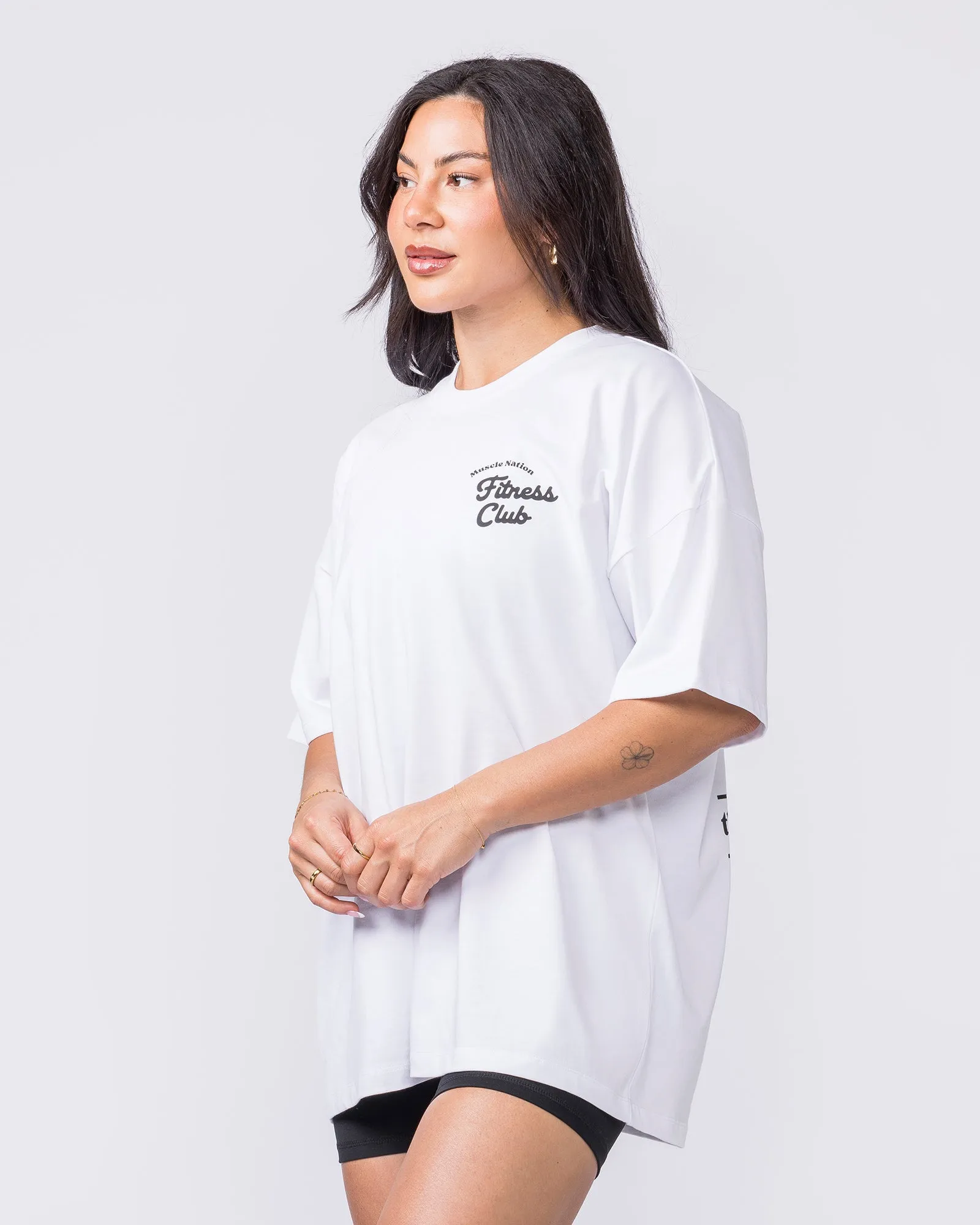Fizz Oversized Tee - White sold by Muscle Nation product image thumbnail 3