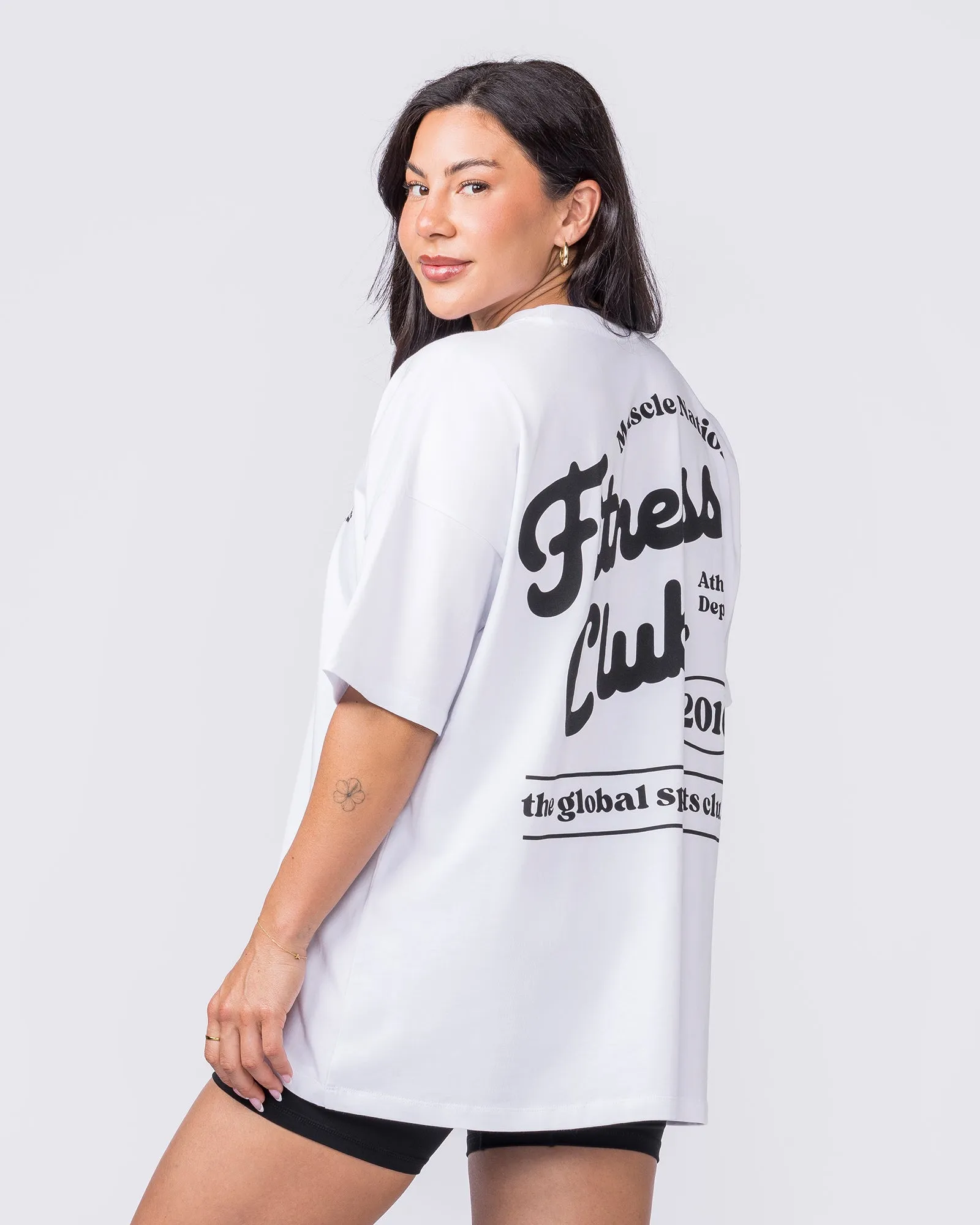 Fizz Oversized Tee - White sold by Muscle Nation product image thumbnail 4
