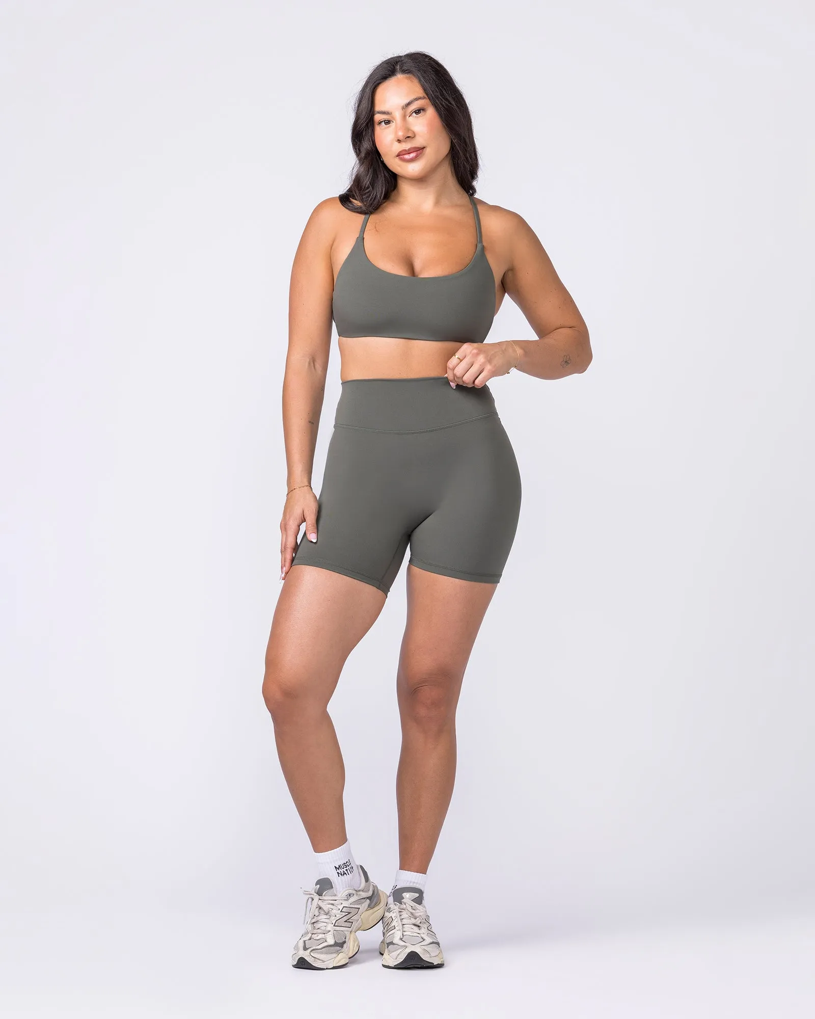 Liberty Afterglow Bralette - Eucalyptus sold by Muscle Nation product image thumbnail 5