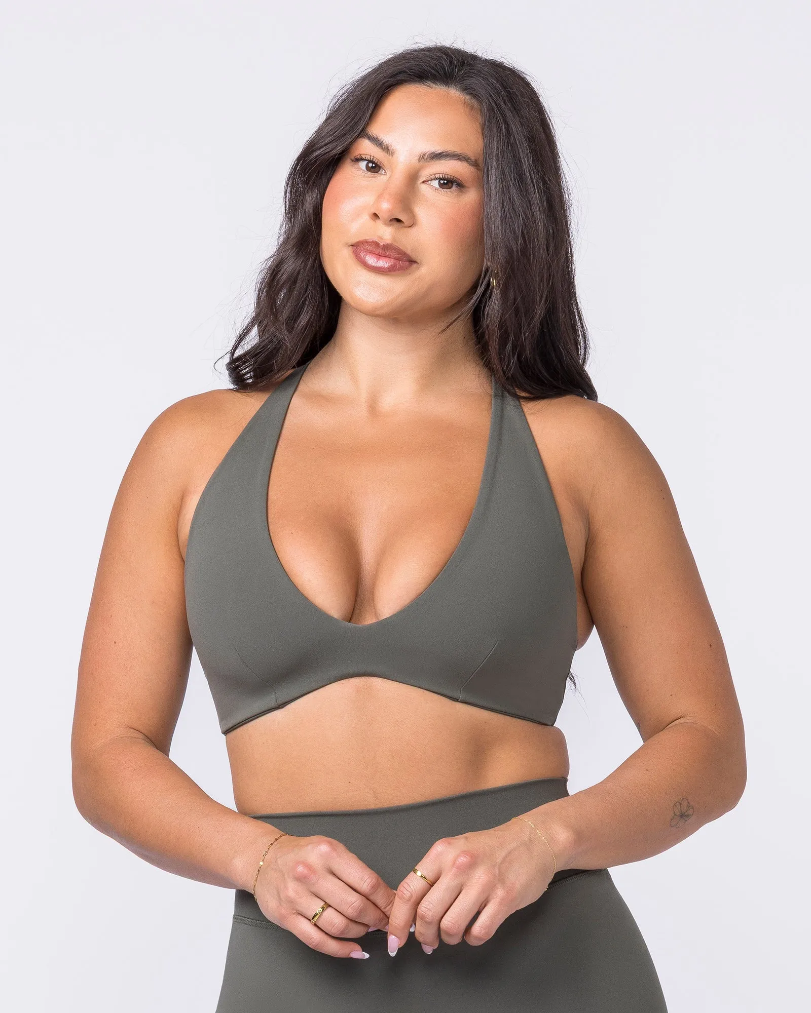 Liberty Lustre Bralette - Eucalyptus sold by Muscle Nation product image thumbnail 3