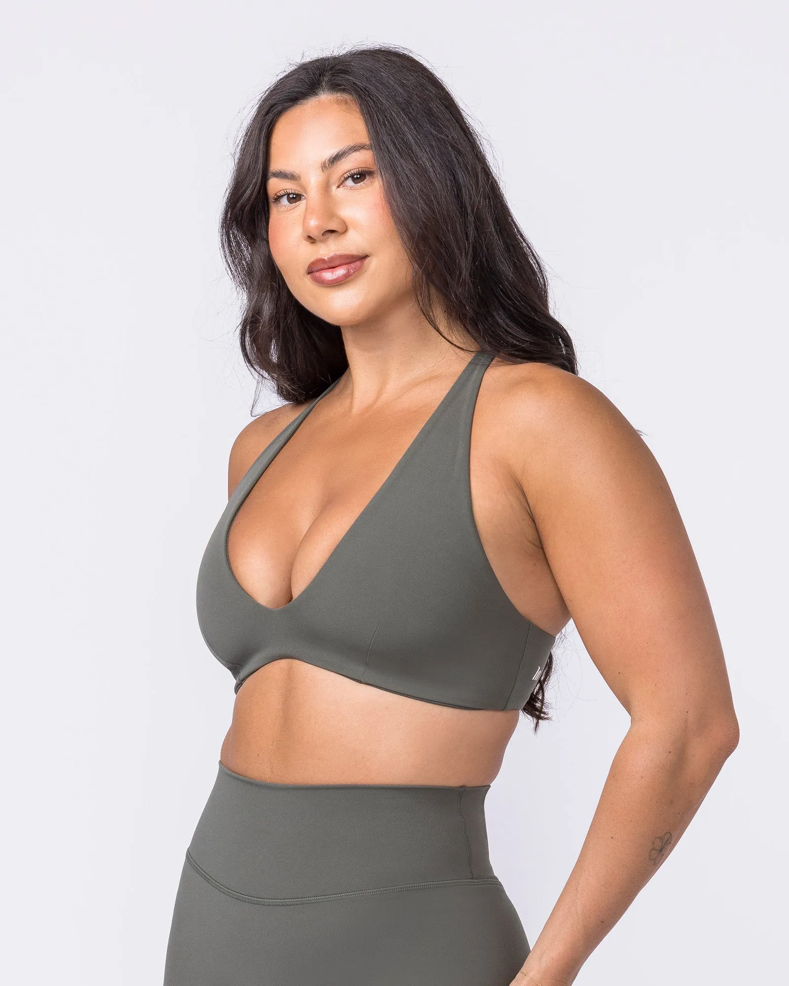 Liberty Lustre Bralette - Eucalyptus sold by Muscle Nation product image thumbnail 4
