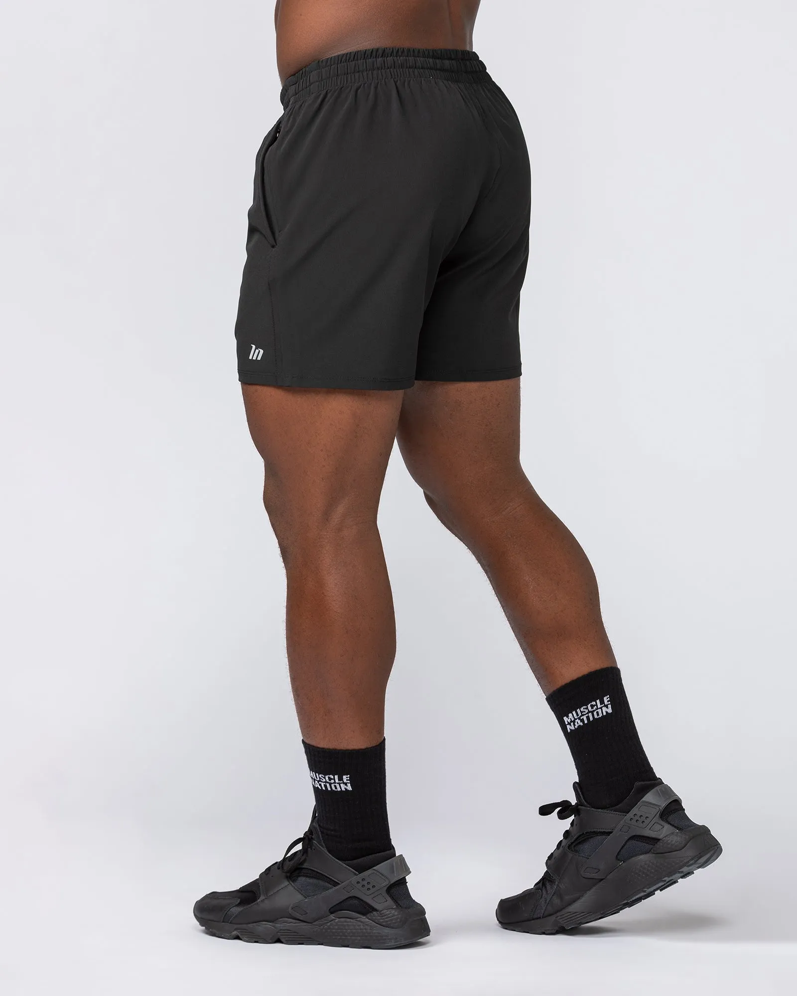 New Heights 4" Shorts - Black sold by Muscle Nation product image thumbnail 4