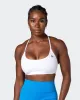 Advantage Bralette - White sold by Muscle Nation