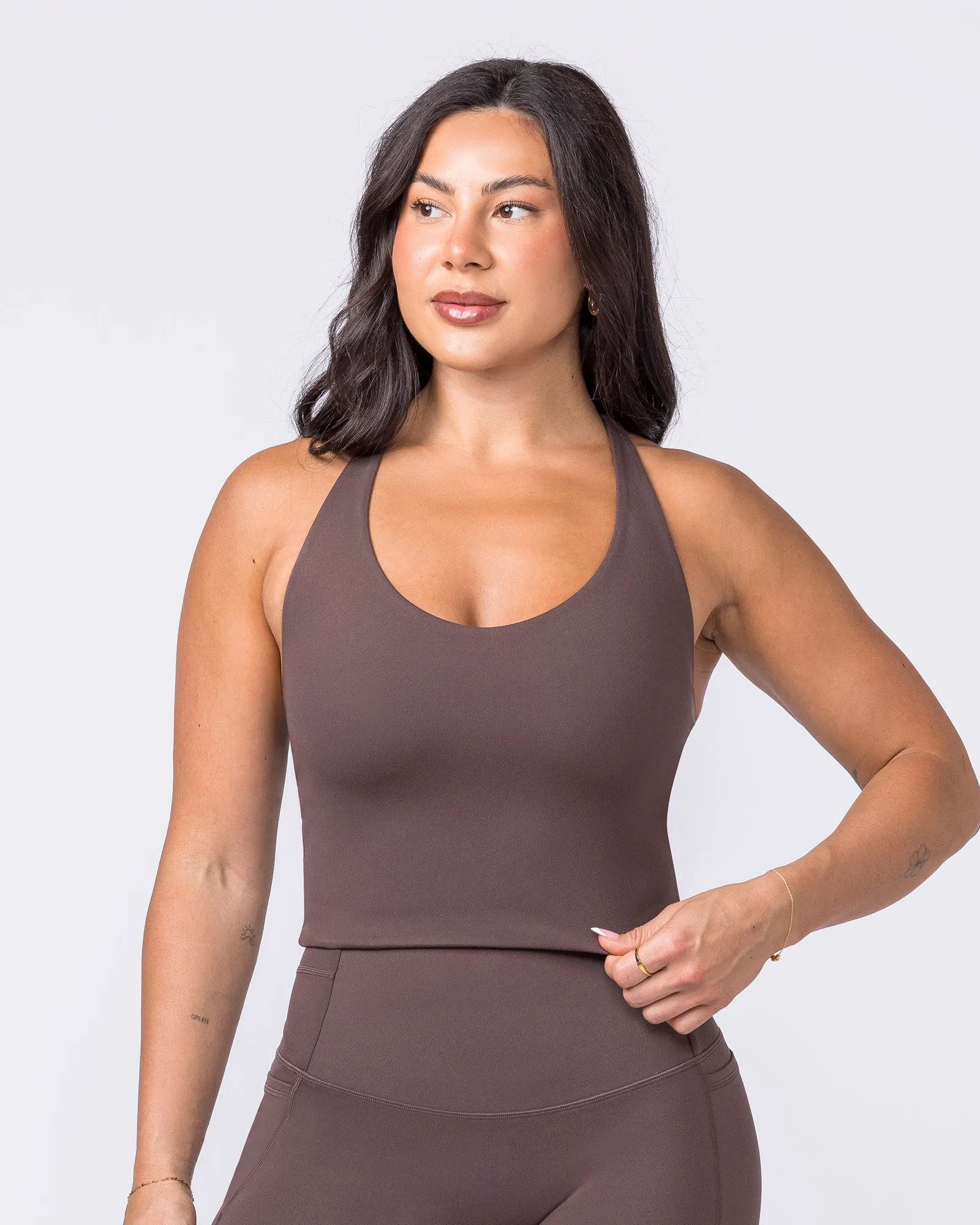 Everyday Form Cropped Tank - Cola sold by Muscle Nation