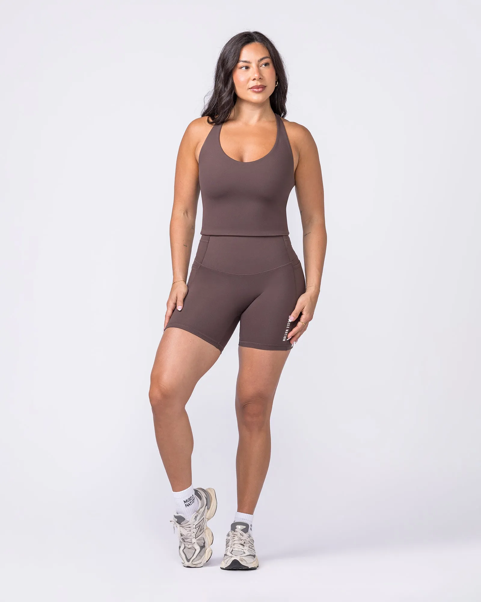 Everyday Form Cropped Tank - Cola sold by Muscle Nation product image thumbnail 5