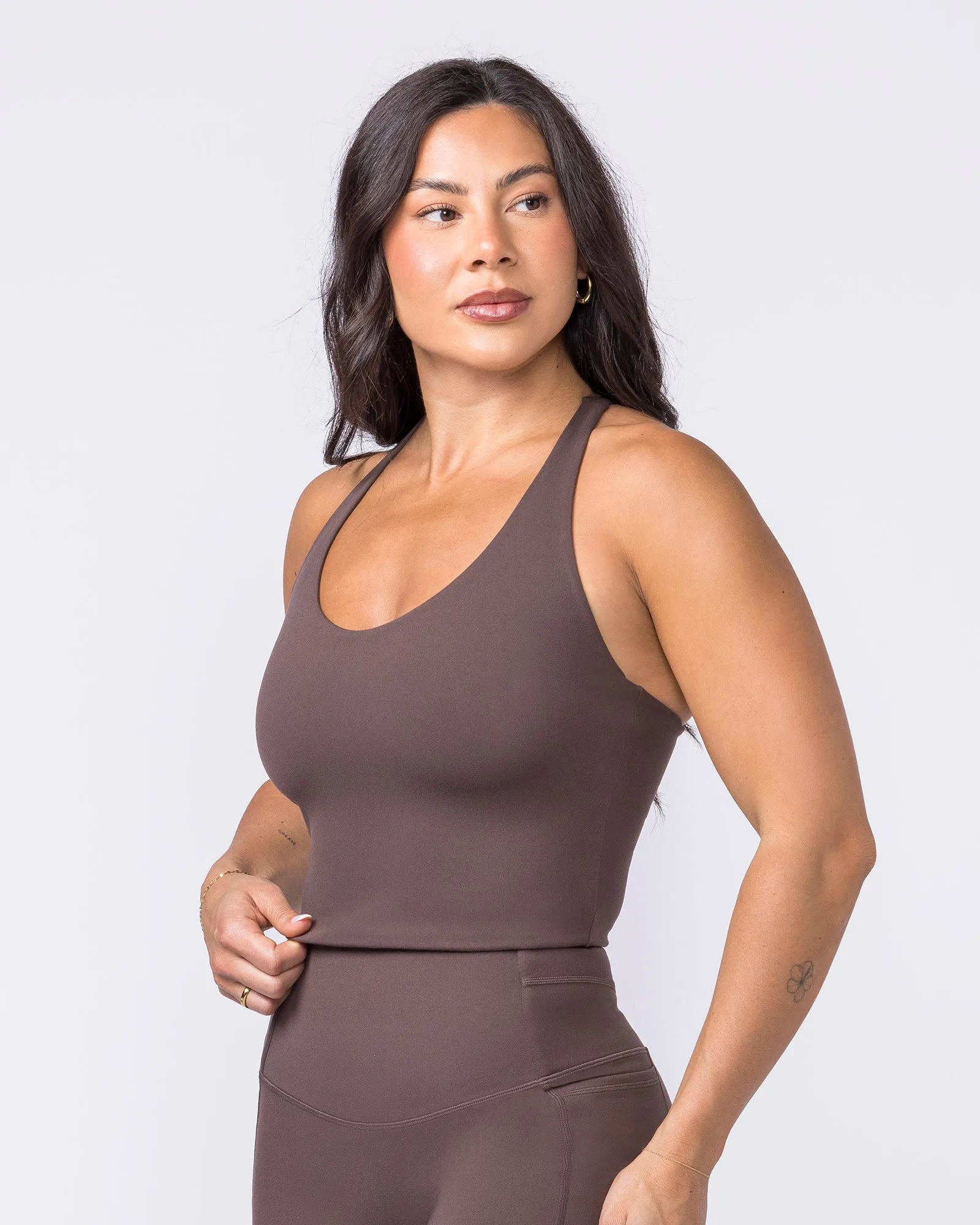 Everyday Form Cropped Tank - Cola sold by Muscle Nation product image thumbnail 3