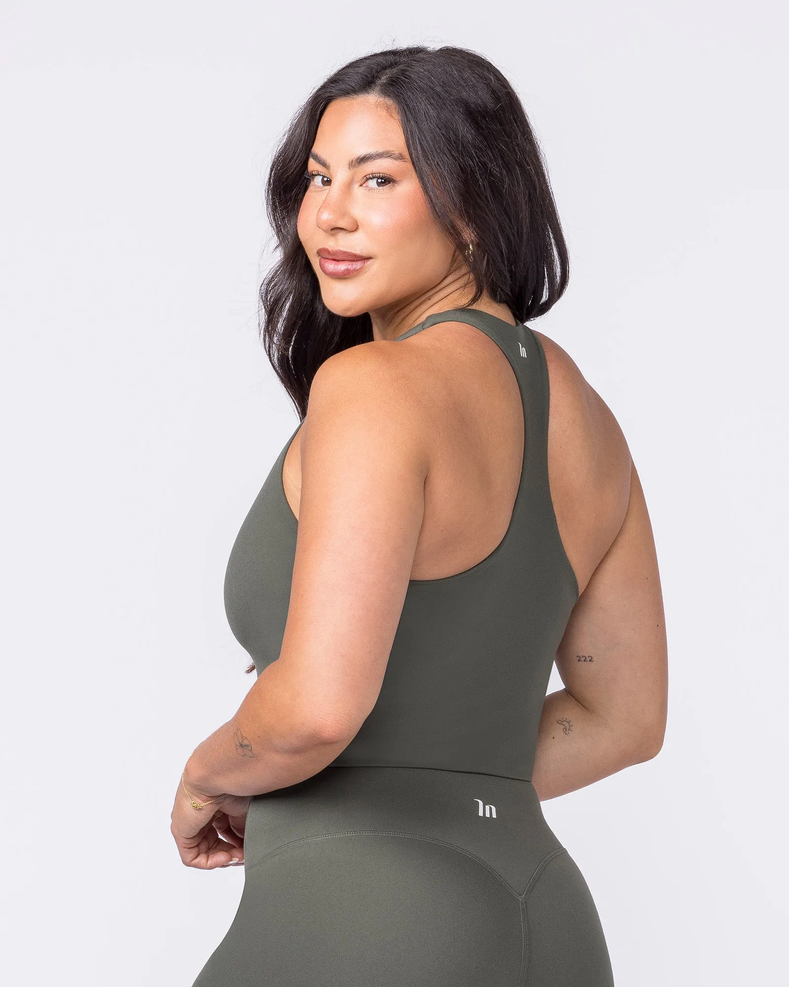 Everyday Form Cropped Tank - Eucalyptus sold by Muscle Nation product image thumbnail 2