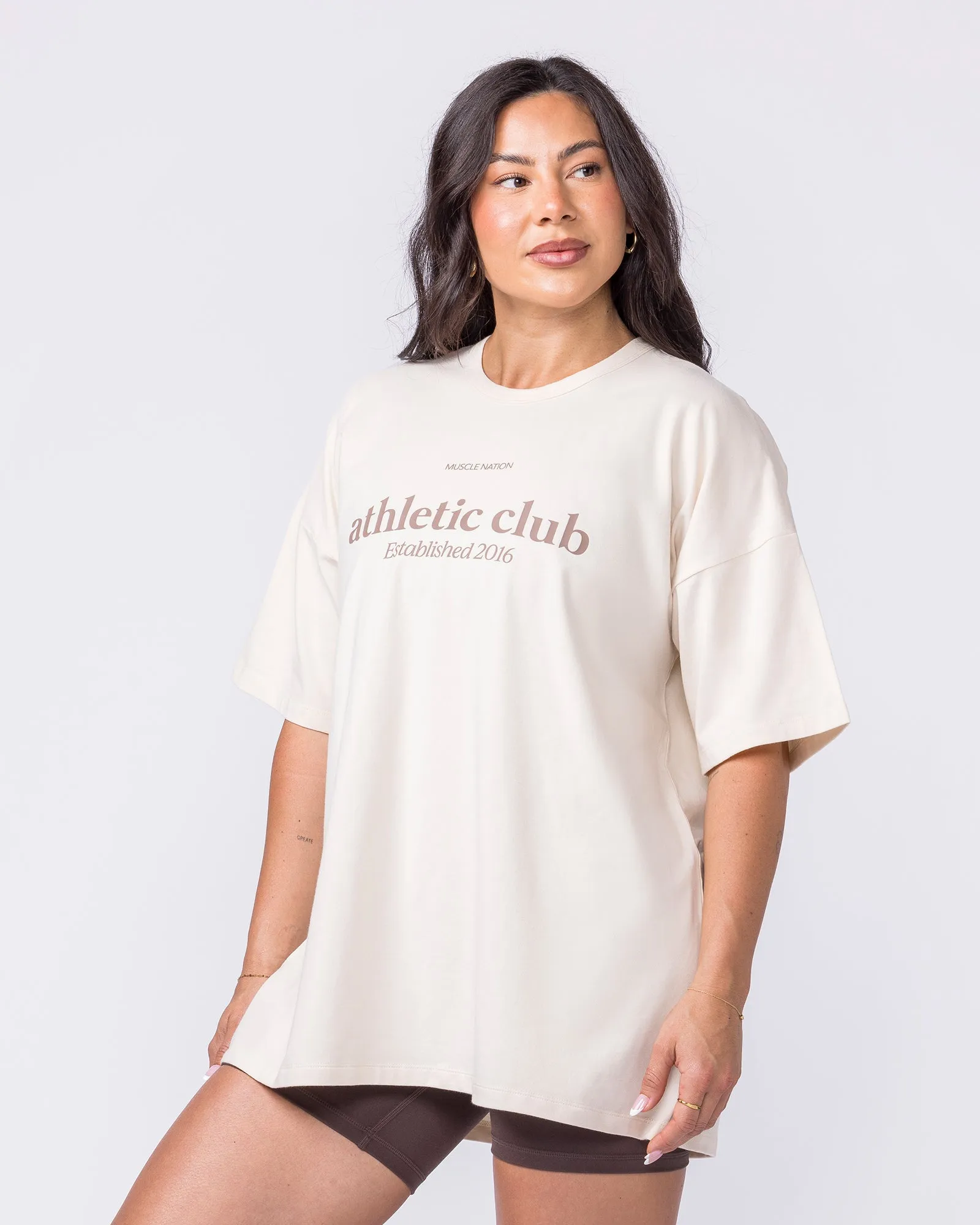 Athletic Club Oversized Tee - Dew sold by Muscle Nation product image thumbnail 3