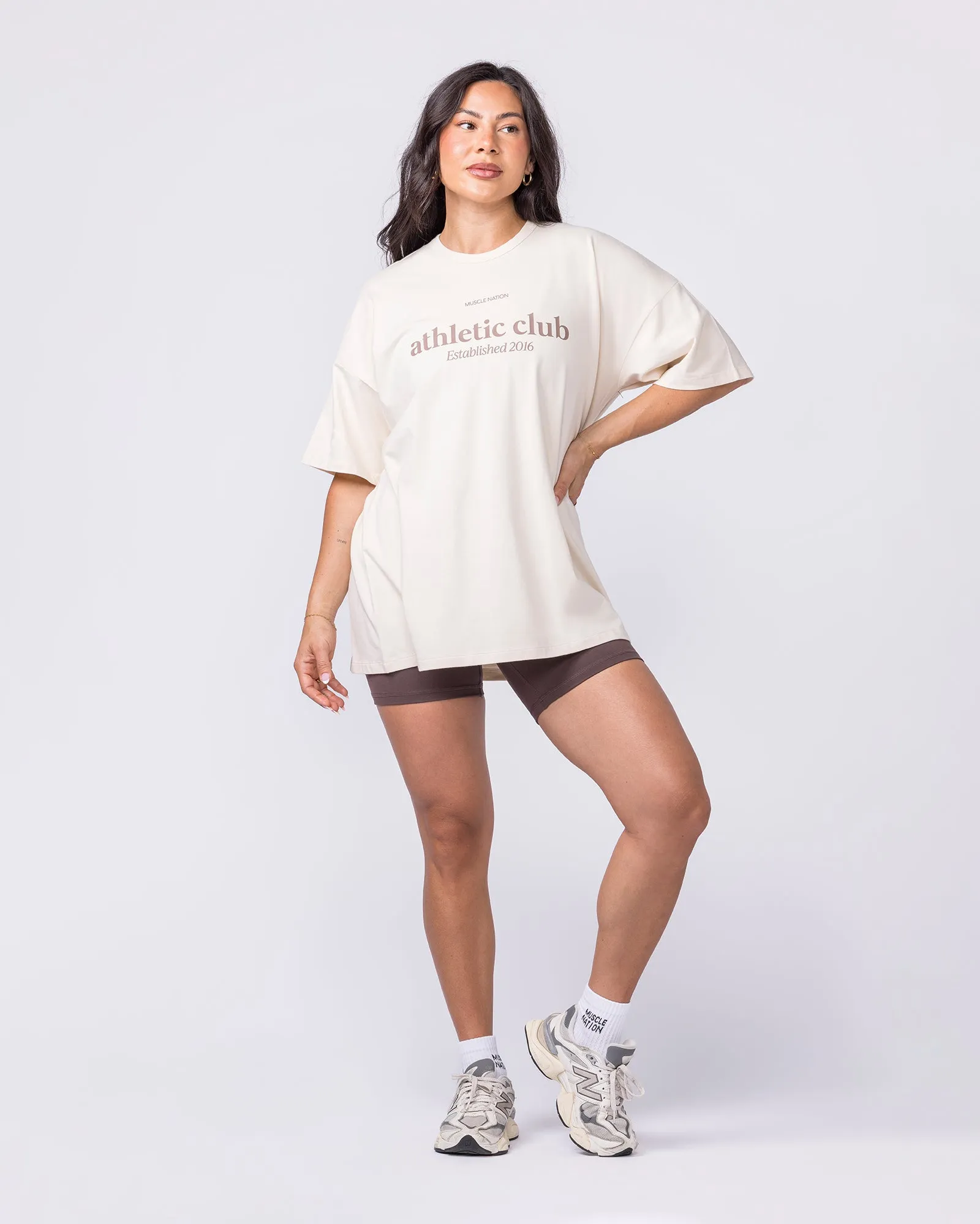 Athletic Club Oversized Tee - Dew sold by Muscle Nation product image thumbnail 5