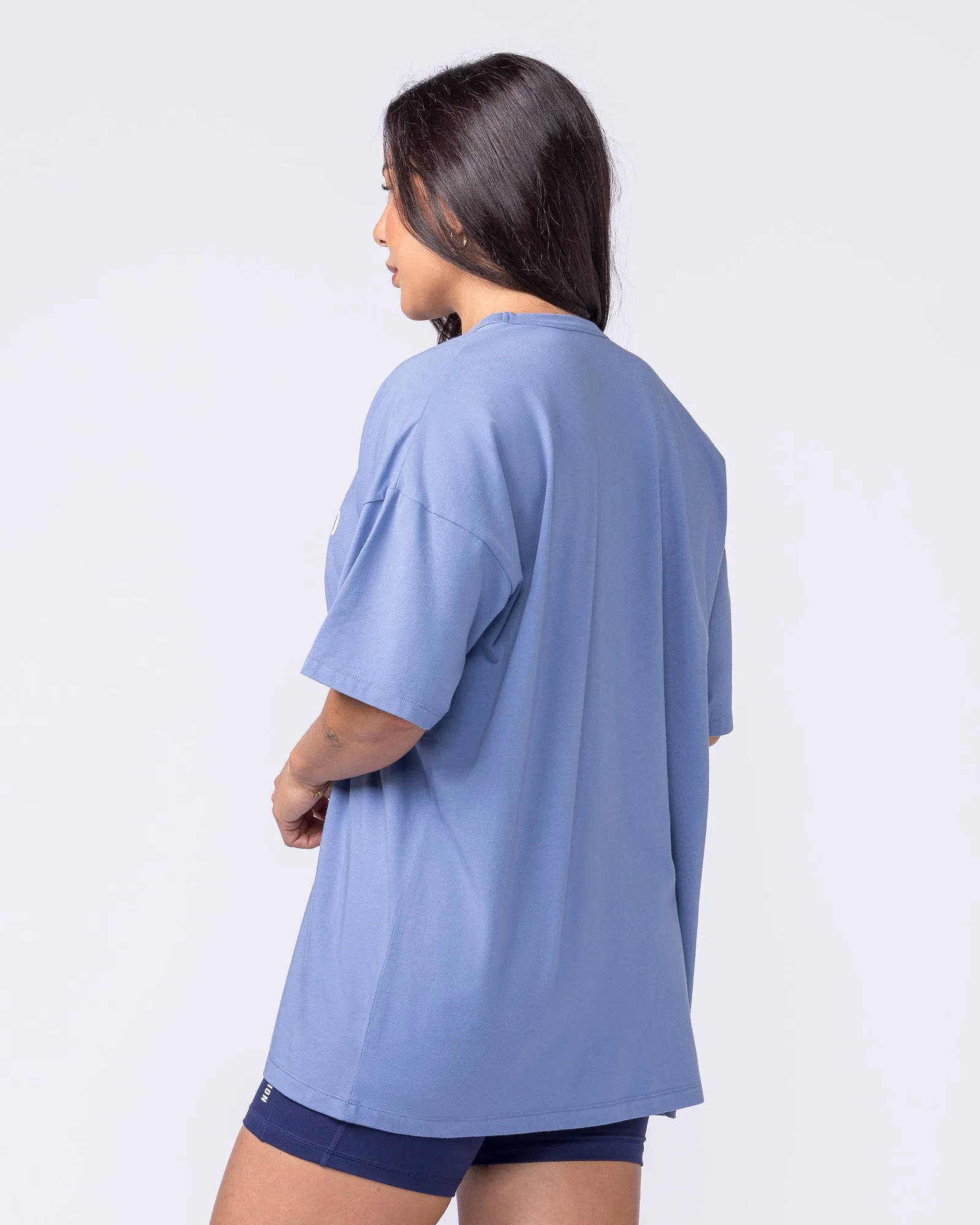 Athletic Club Oversized Tee - Faded Denim sold by Muscle Nation product image thumbnail 3