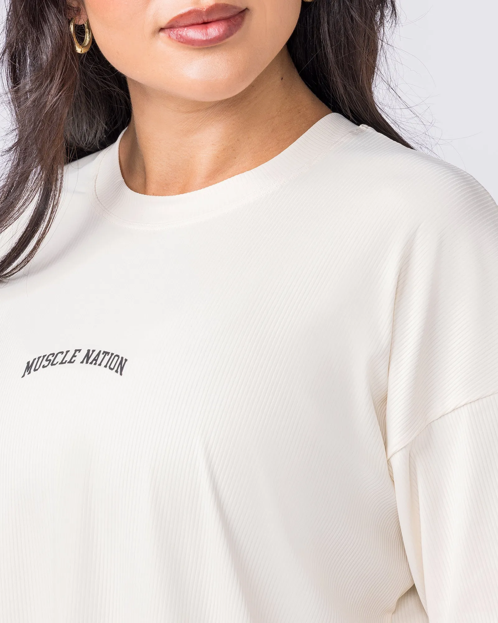 Relaxed Rib Training Tee - Dew sold by Muscle Nation product image thumbnail 3