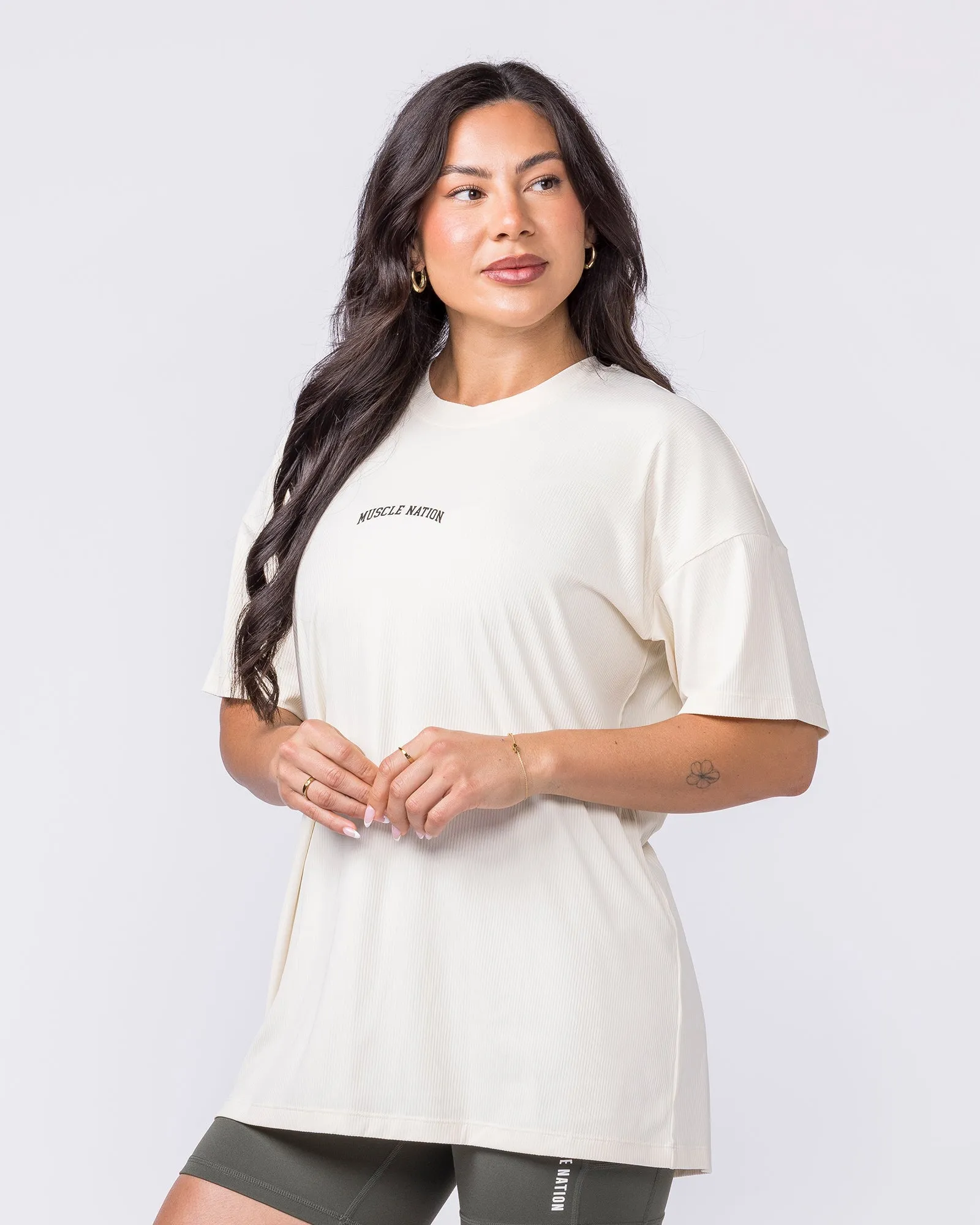 Relaxed Rib Training Tee - Dew sold by Muscle Nation product image thumbnail 4