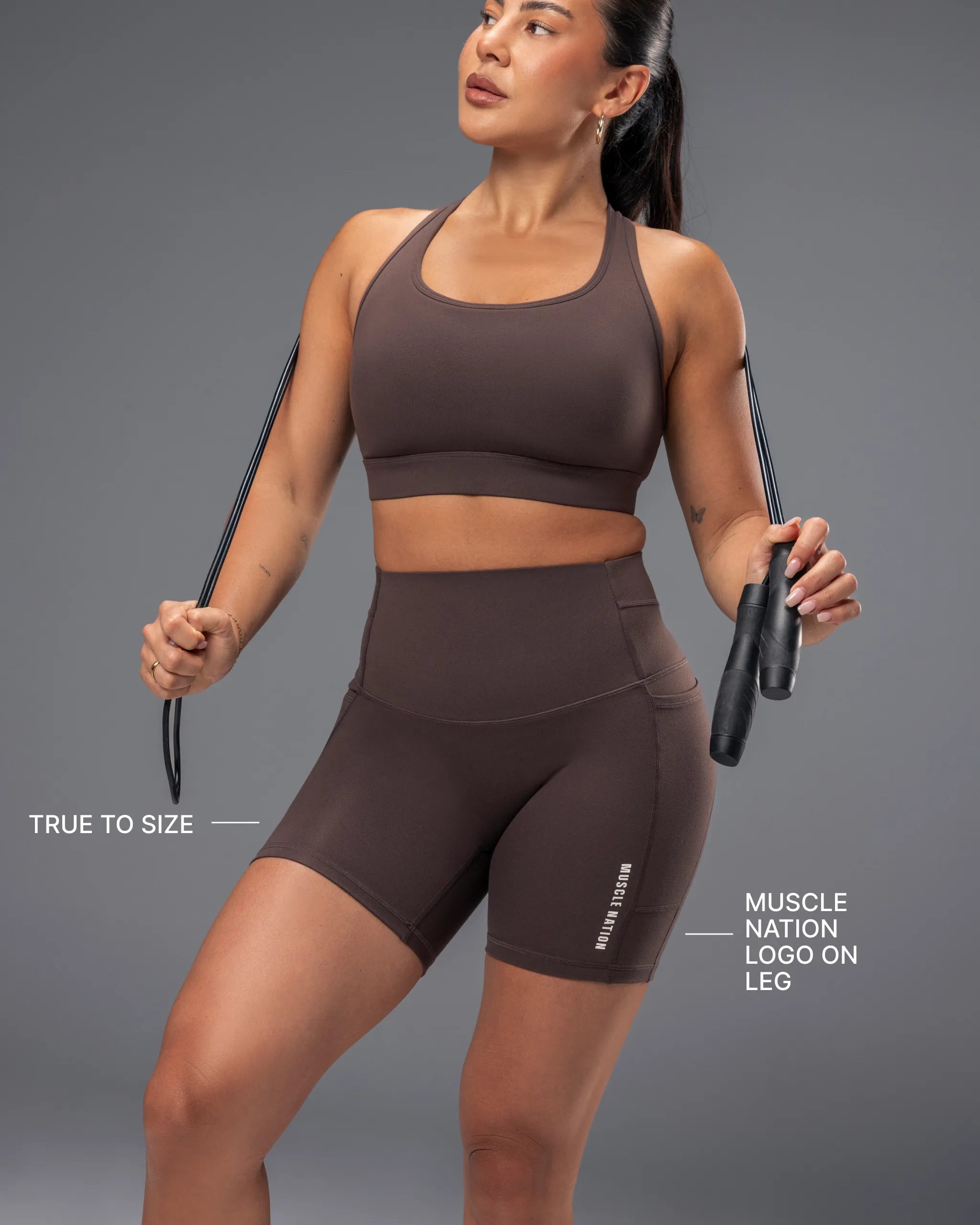 Unrivalled Everyday Pocket Bike Shorts - Cola sold by Muscle Nation product image thumbnail 4