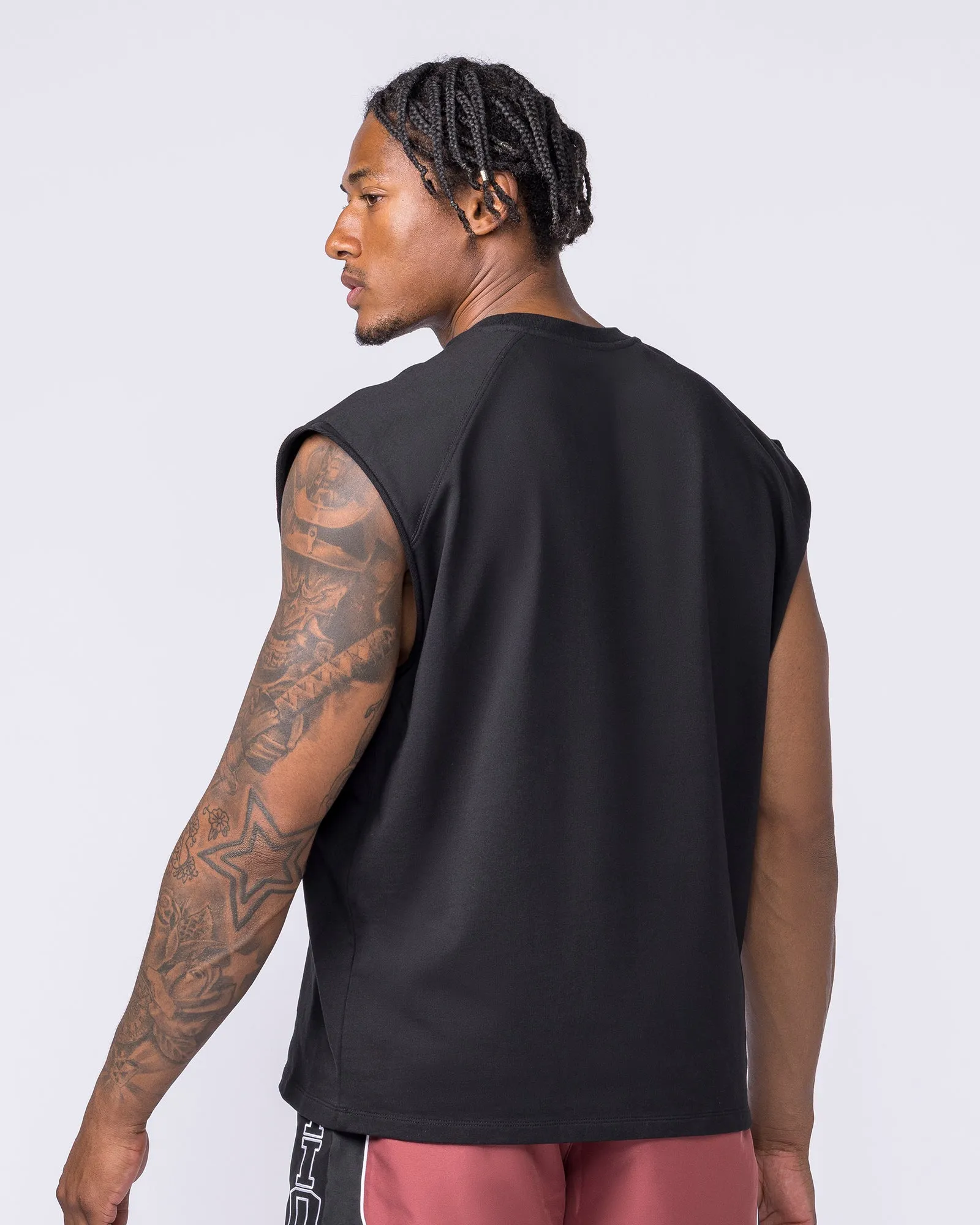 Off Duty Boxy Muscle Tank - Black sold by Muscle Nation product image thumbnail 3