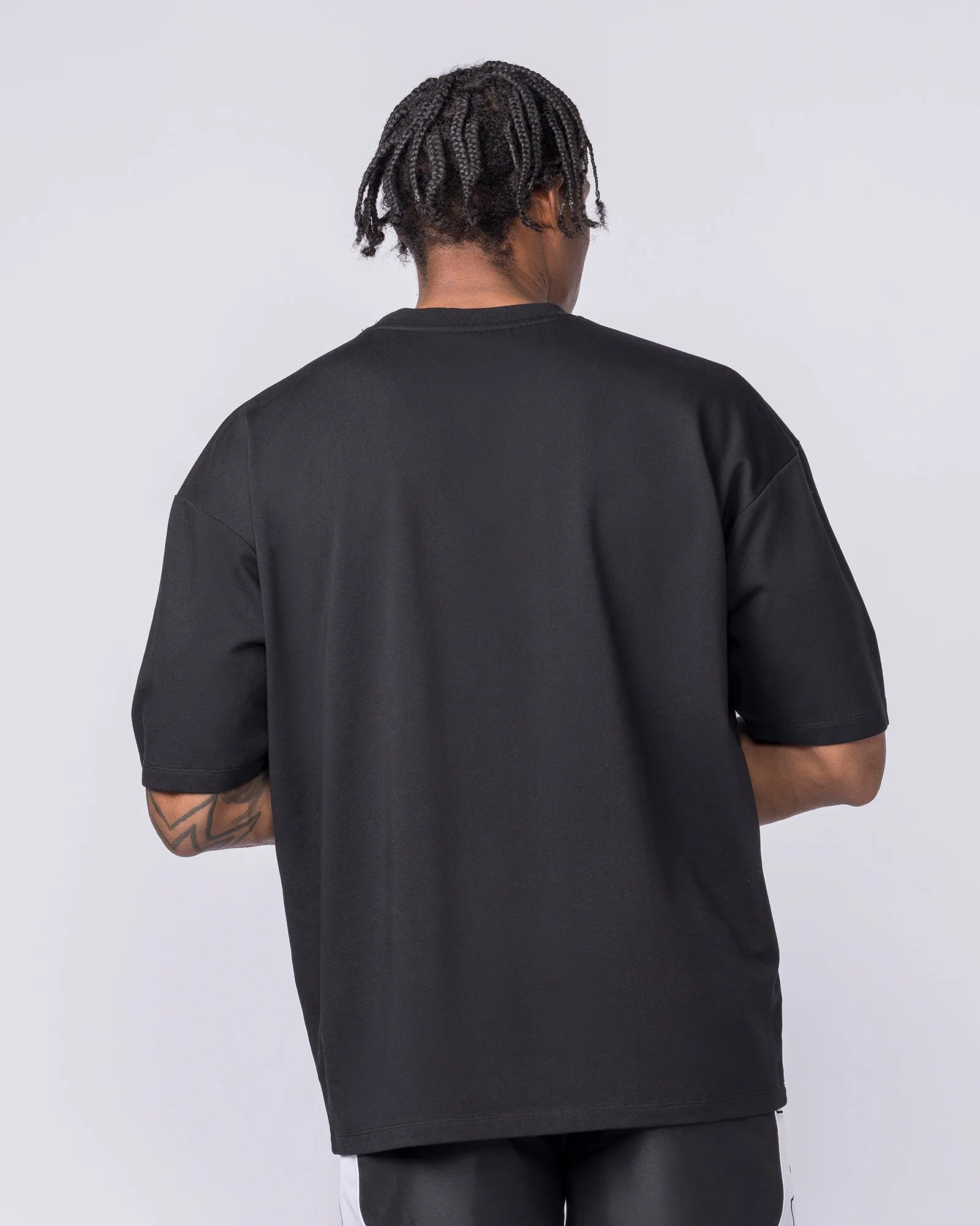 Off Duty Oversized Tee - Black sold by Muscle Nation product image thumbnail 4