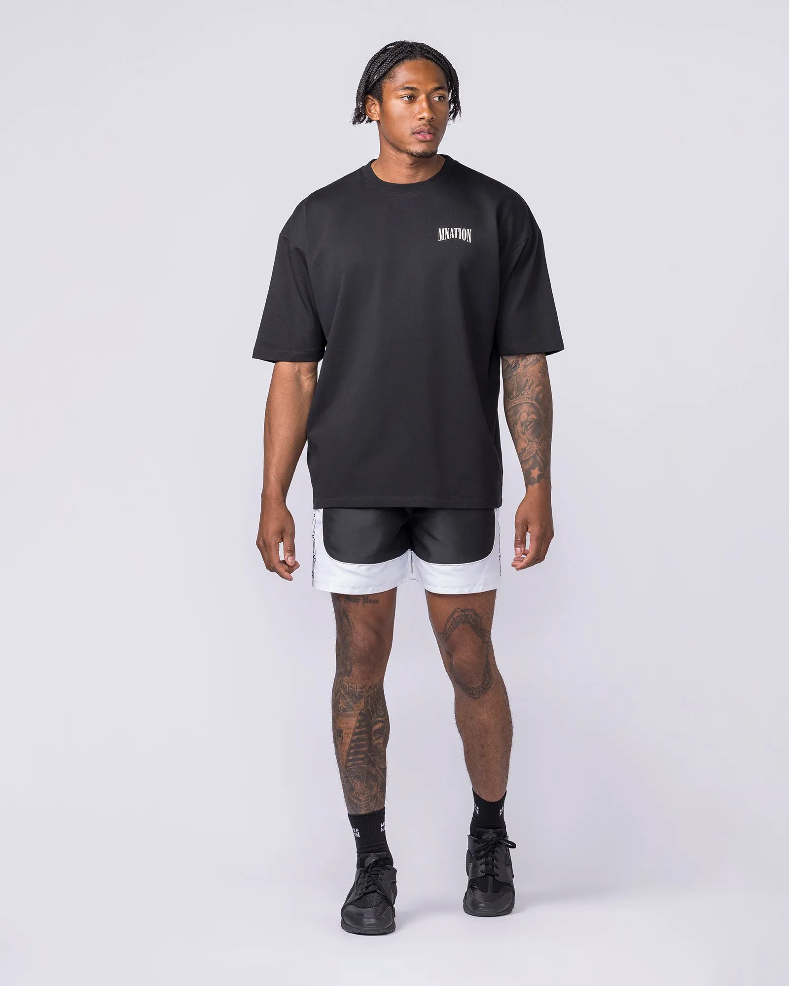 Off Duty Oversized Tee - Black sold by Muscle Nation product image thumbnail 5