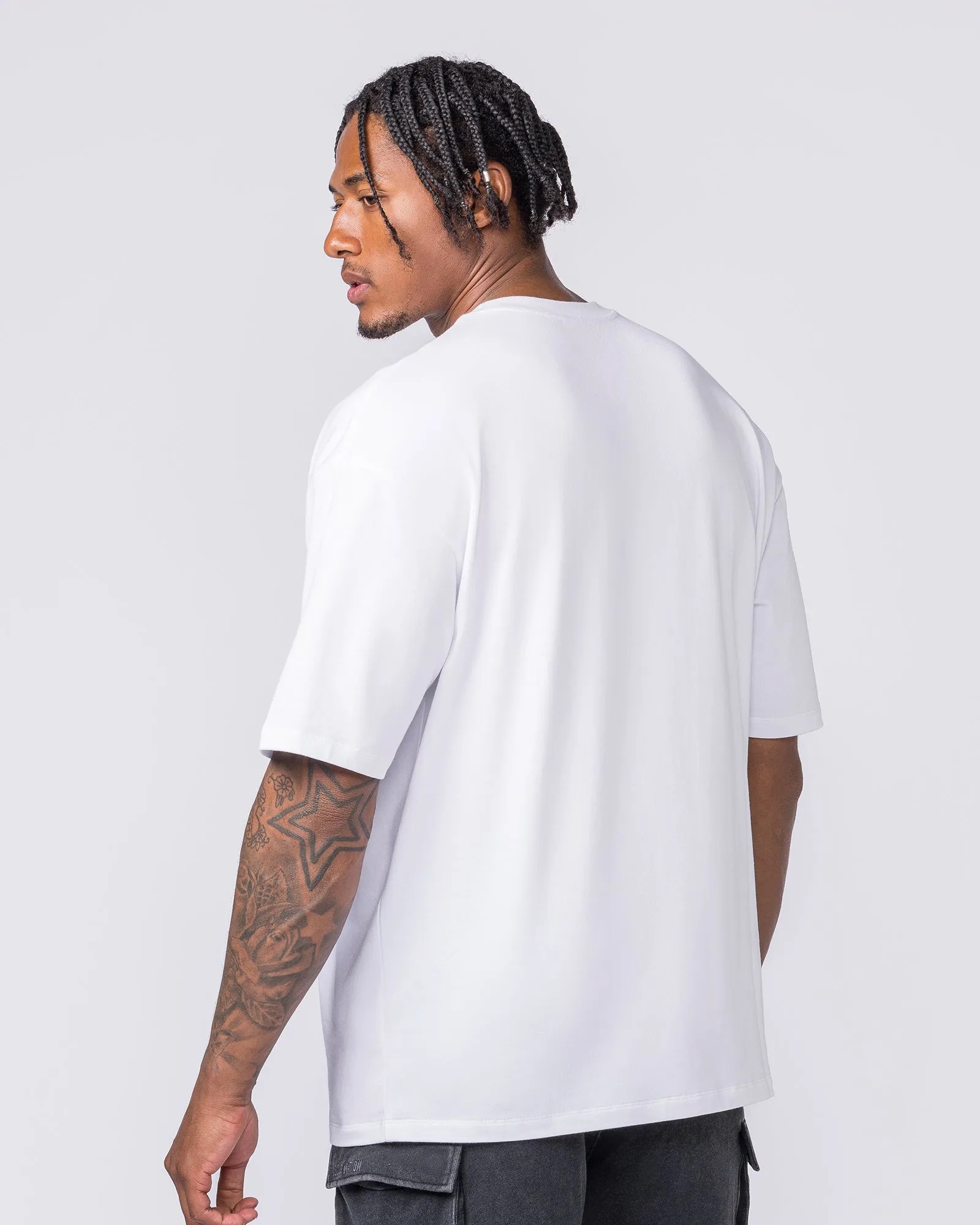Metalcore Oversized Tee - White sold by Muscle Nation product image thumbnail 3