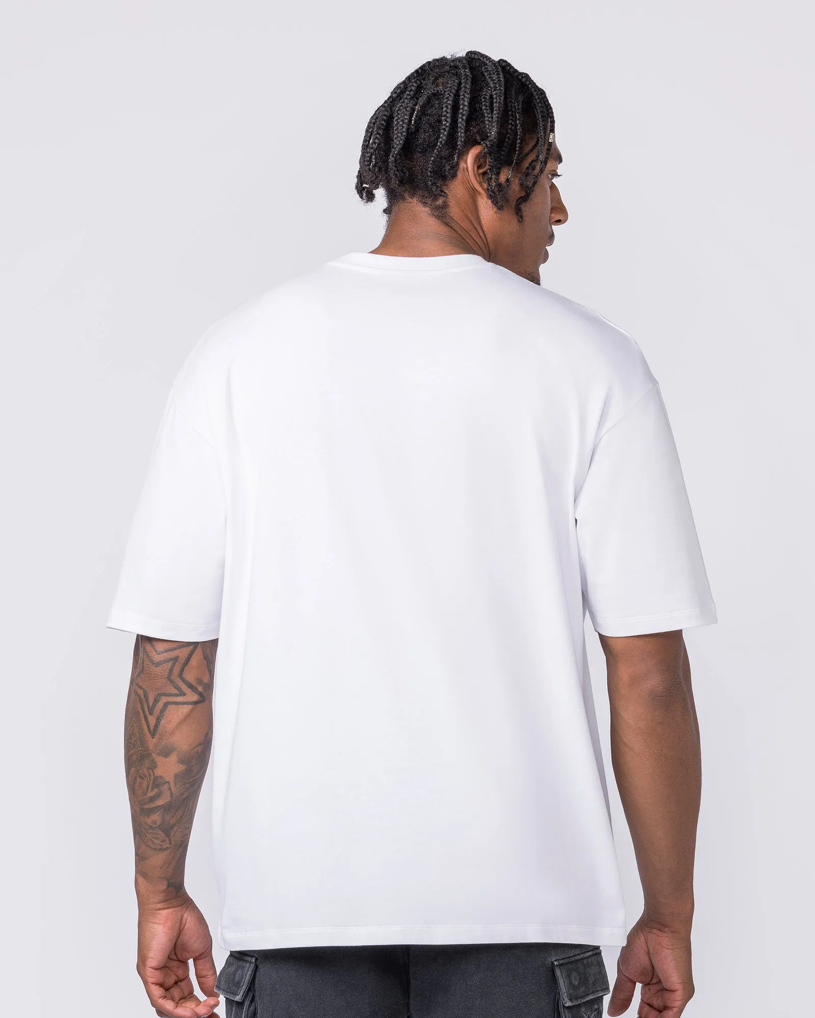 Metalcore Oversized Tee - White sold by Muscle Nation product image thumbnail 5