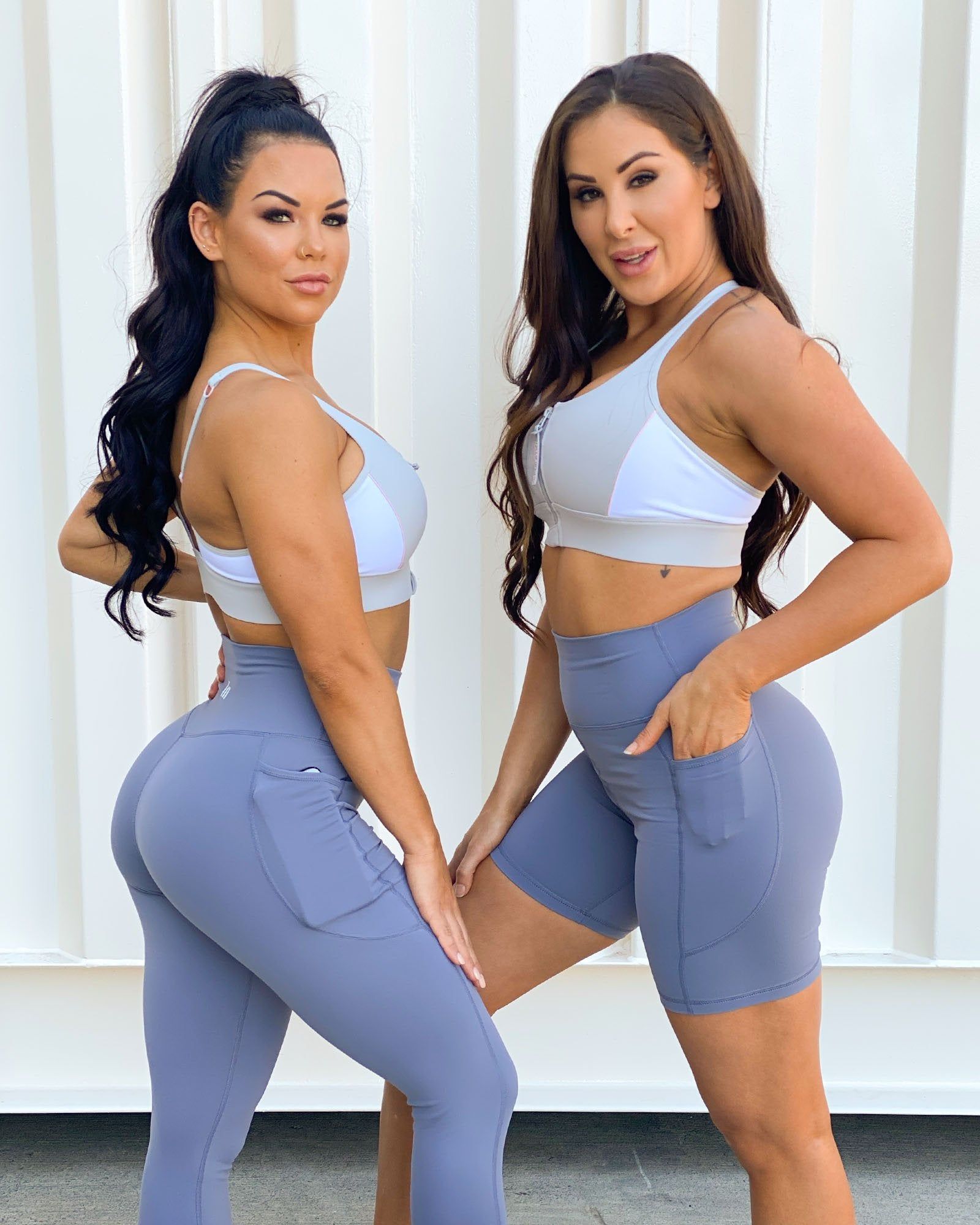 7/8 Pocket Leggings - Stone sold by Muscle Nation product image thumbnail 4