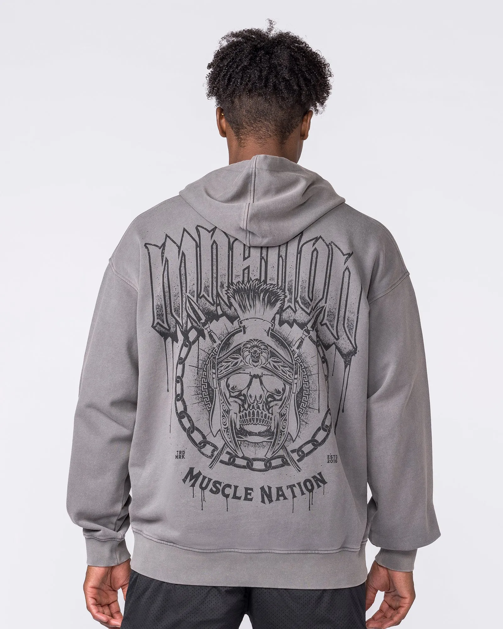 Spartan Vintage Hoodie - Washed Tornado sold by Muscle Nation product image thumbnail 5