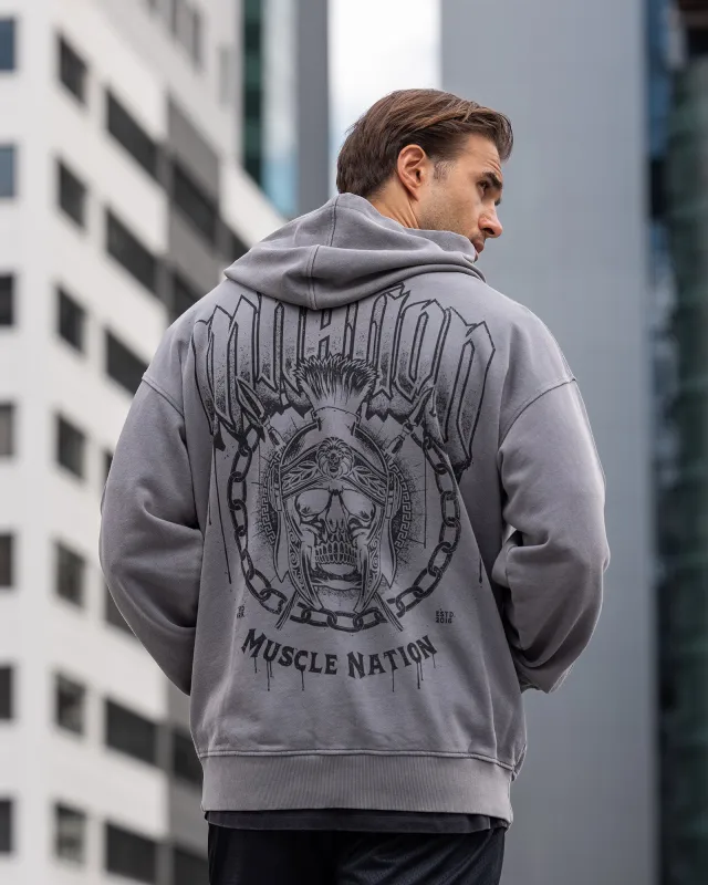 Spartan Vintage Hoodie - Washed Tornado made by Muscle Nation