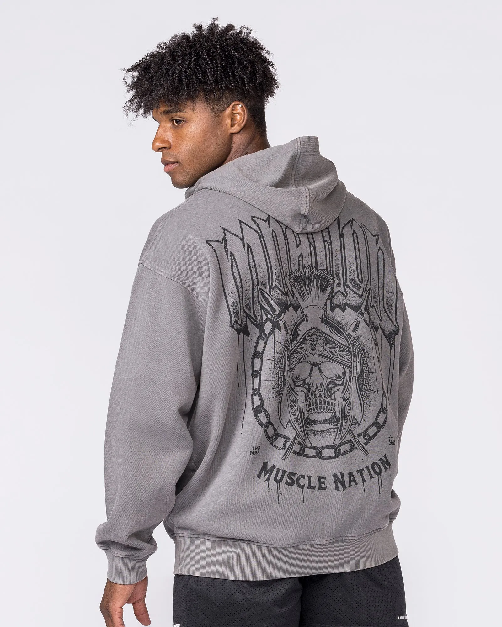 Spartan Vintage Hoodie - Washed Tornado sold by Muscle Nation product image thumbnail 3