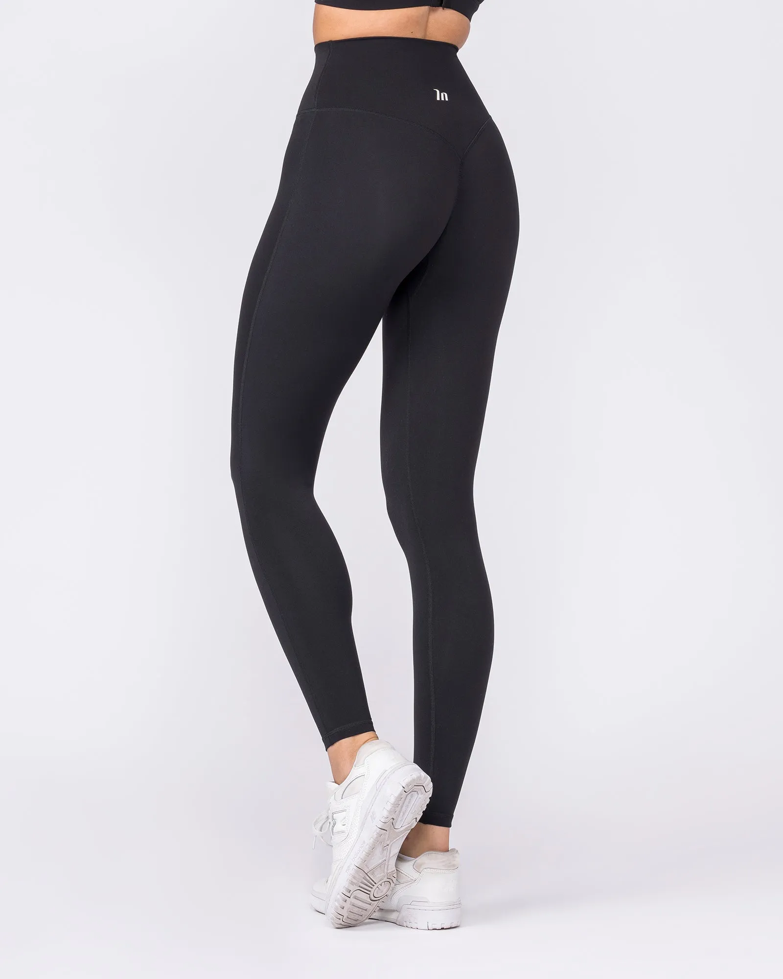 Aura Peachy High Invisible Scrunch Ankle Leggings - Black sold by Muscle Nation