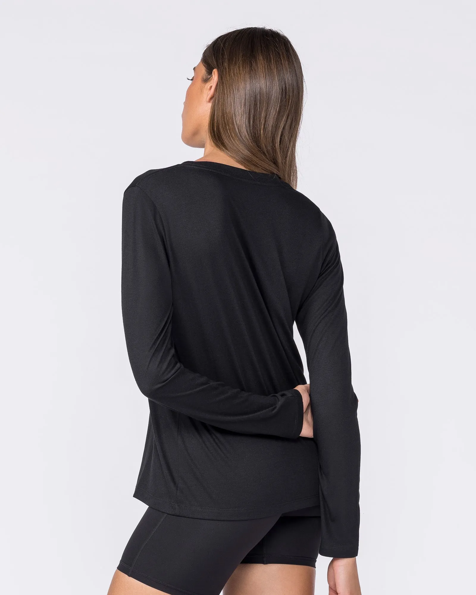 Routine Long Sleeve Top - Black sold by Muscle Nation product image thumbnail 4