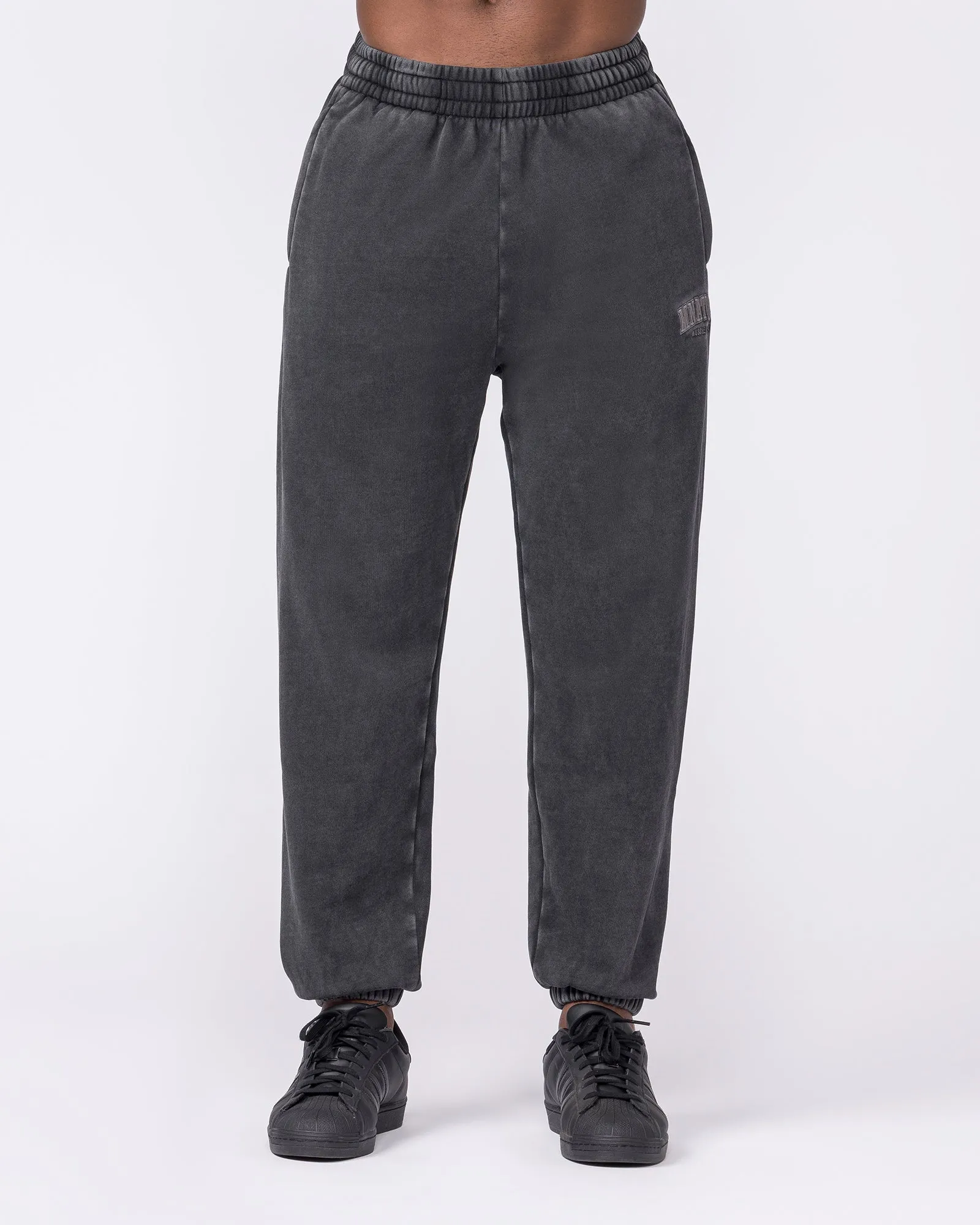 Worldclass Vintage Trackies - Washed Black sold by Muscle Nation product image thumbnail 3