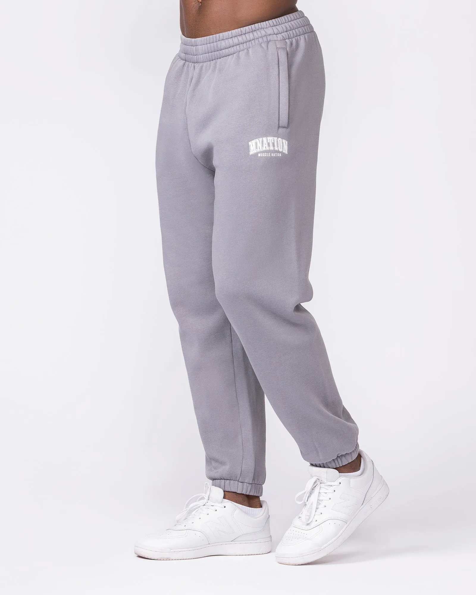 Worldclass Vintage Trackies - Washed Cement sold by Muscle Nation product image thumbnail 4