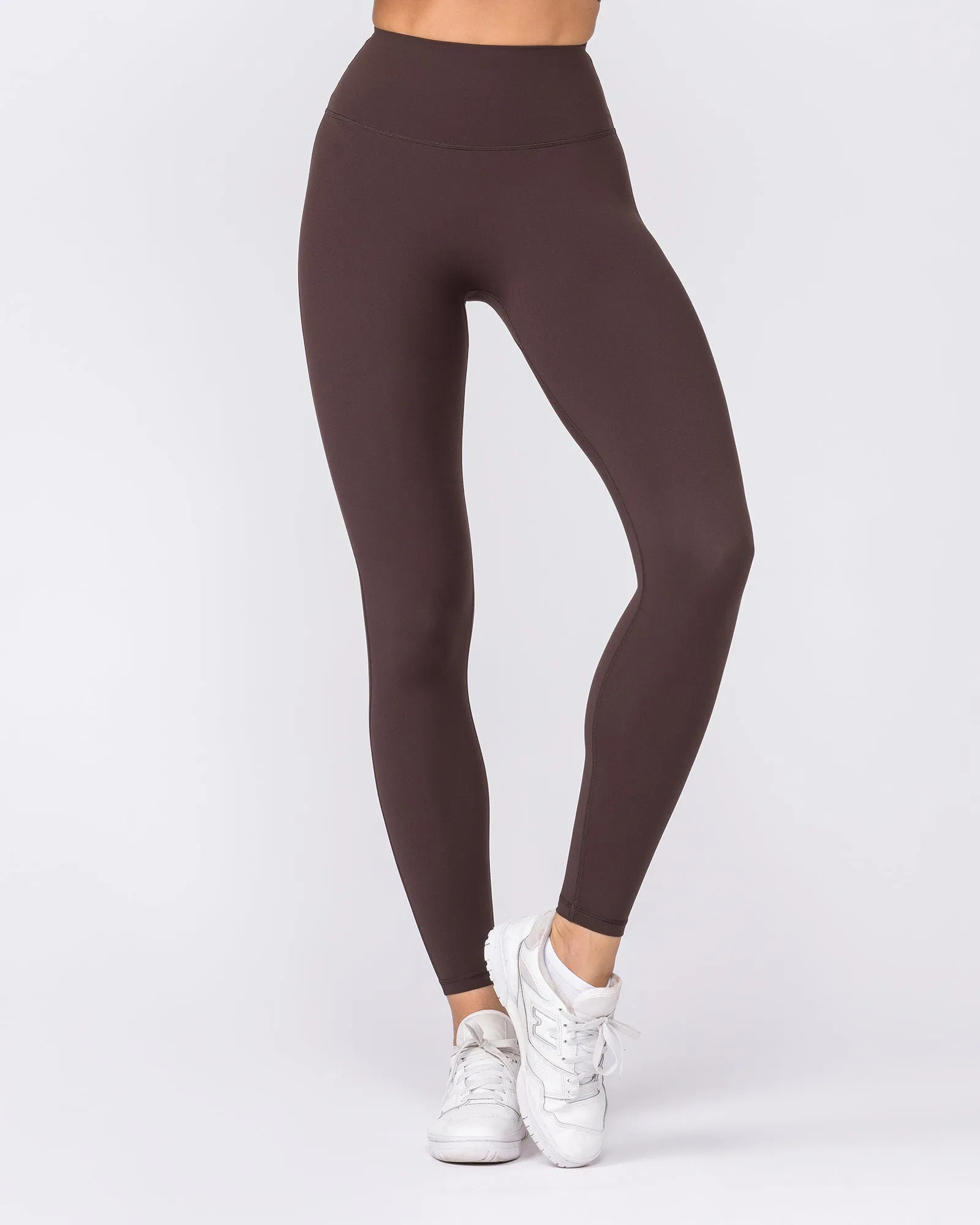 Aura Peachy High Invisible Scrunch Ankle Leggings - Cocoa sold by Muscle Nation product image thumbnail 3