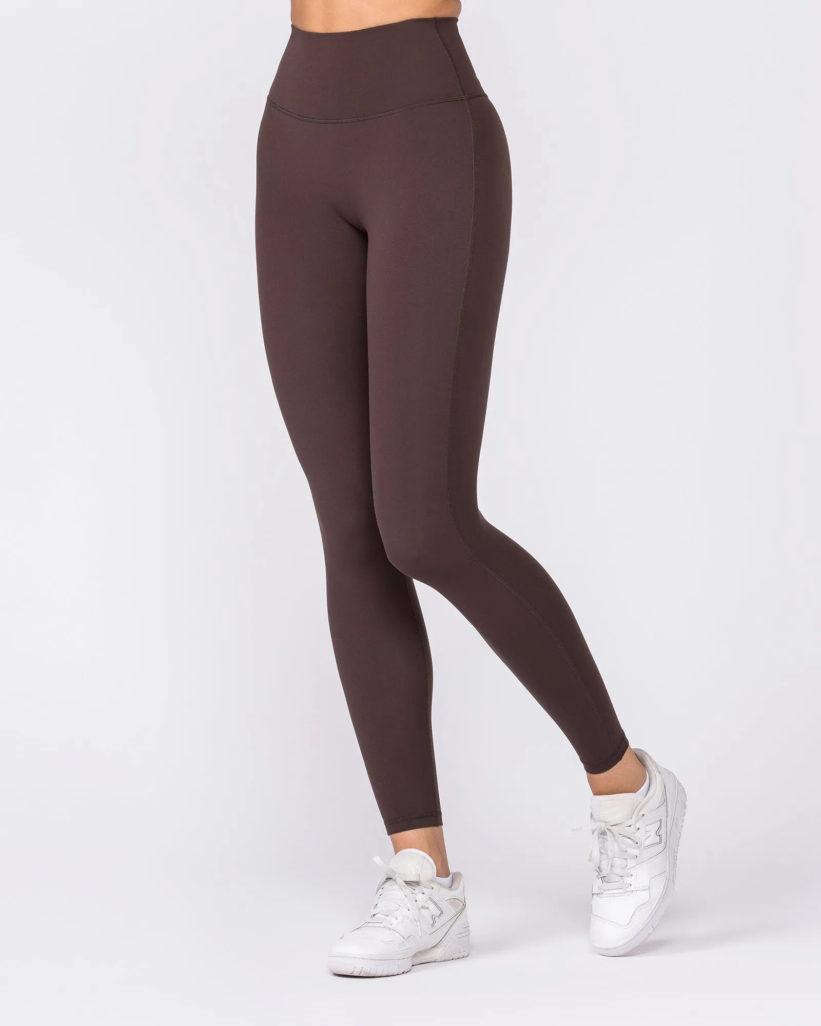 Aura Peachy High Invisible Scrunch Ankle Leggings - Cocoa sold by Muscle Nation