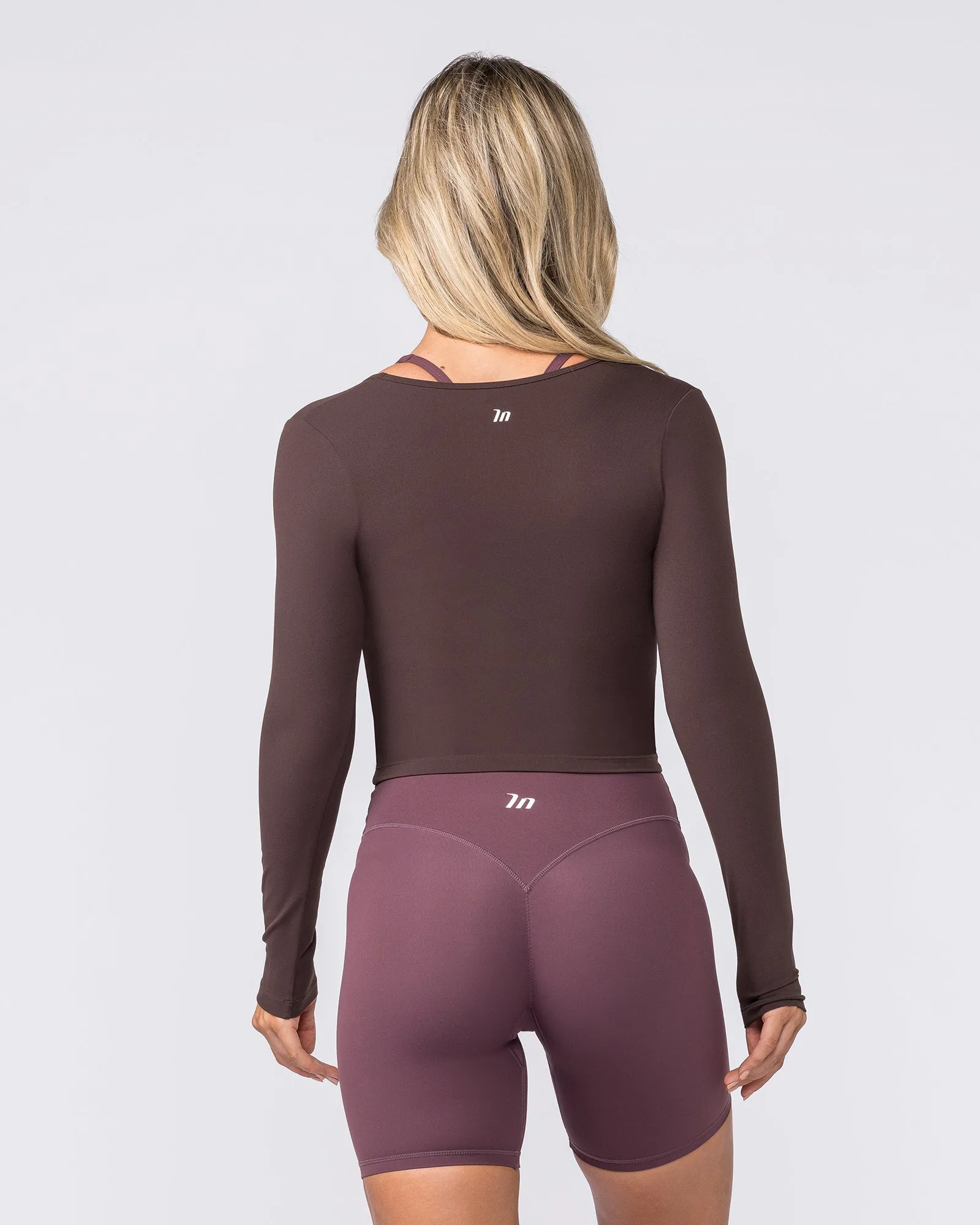 Base Long Sleeve Top - Cocoa sold by Muscle Nation product image thumbnail 4
