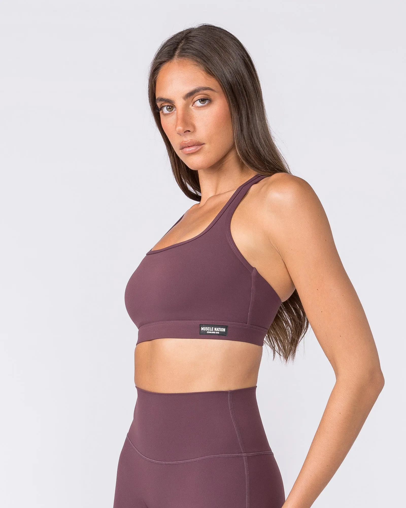 Desire Aura Bra - Dark Cherry sold by Muscle Nation product image thumbnail 2